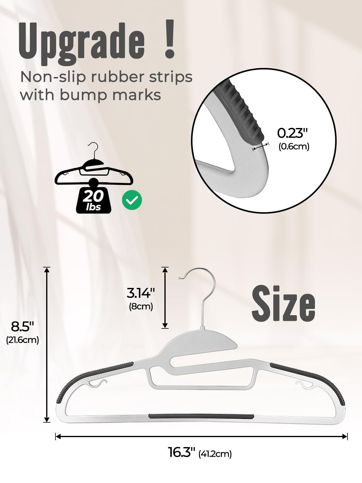 House Day Kleiderbügel Kunststoff, Kleiderbügel Platzsparend, (Packung, 50- günstig online kaufen