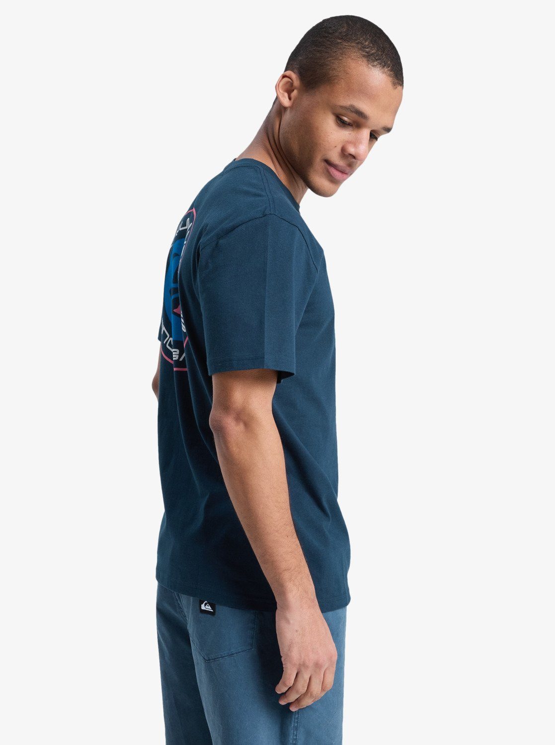 Quiksilver T-Shirt EV DUALITY SHORT SLEEVE Kurzarm-Design, aus Baumwolle, erhältlich in den Größen S bis XXL