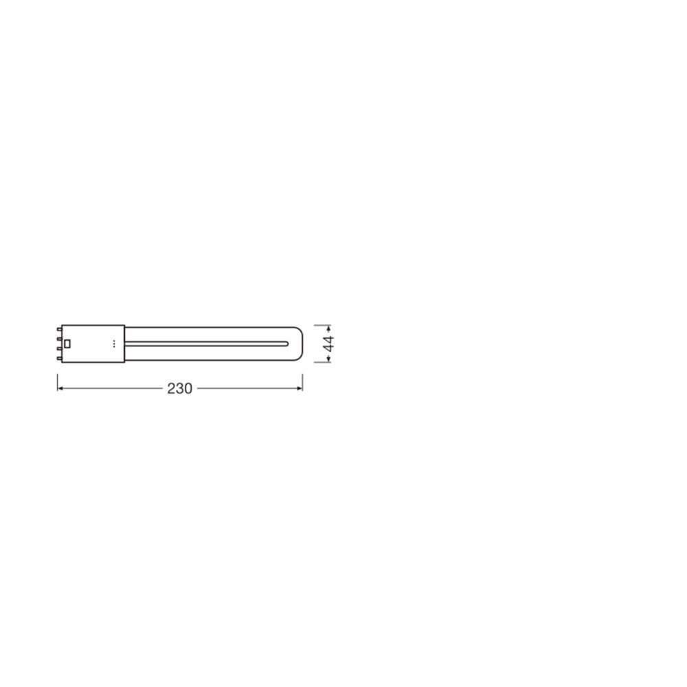 Osram LED-Leuchtmittel OSRAM HOMELIGHTING 4099854501852 LED-Röhre EEK E (A - G) 2G11 8 W Tag