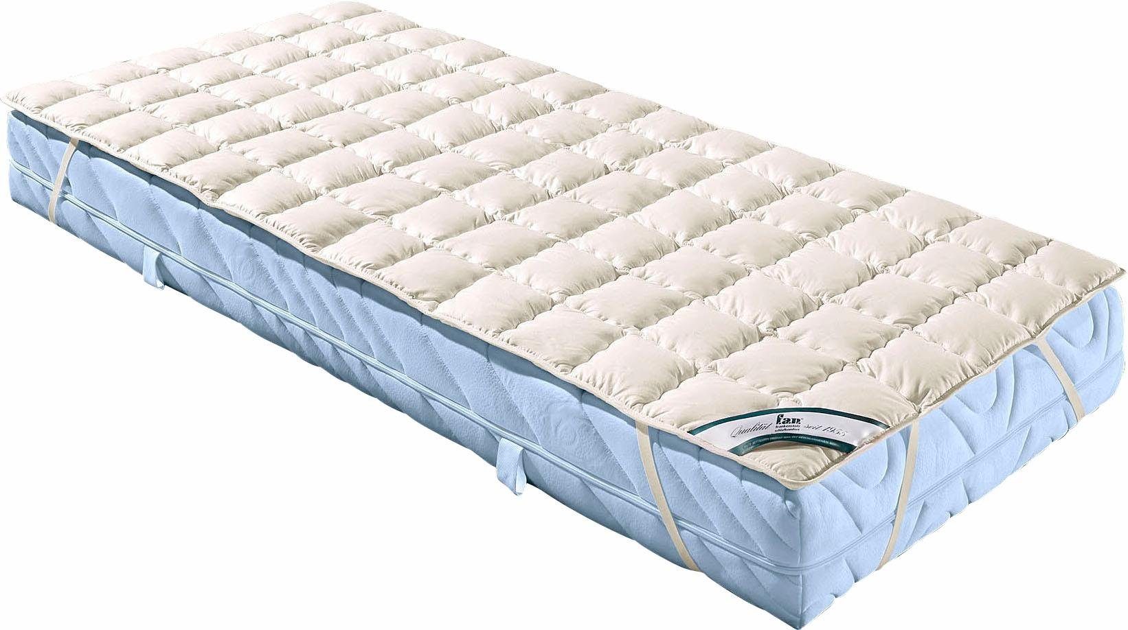 Matratzenauflage Wash Cotton Matratzenauflage in 90x200 cm und weitere Größen! fan, Matratzenschutz für mehr Hygiene & Langlebigkeit, Made in Germany
