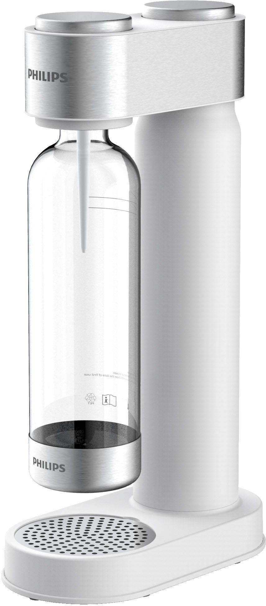 Philips Wassersprudler Viva, & CO2-Zylinder,1L Kunststoff-Flasche