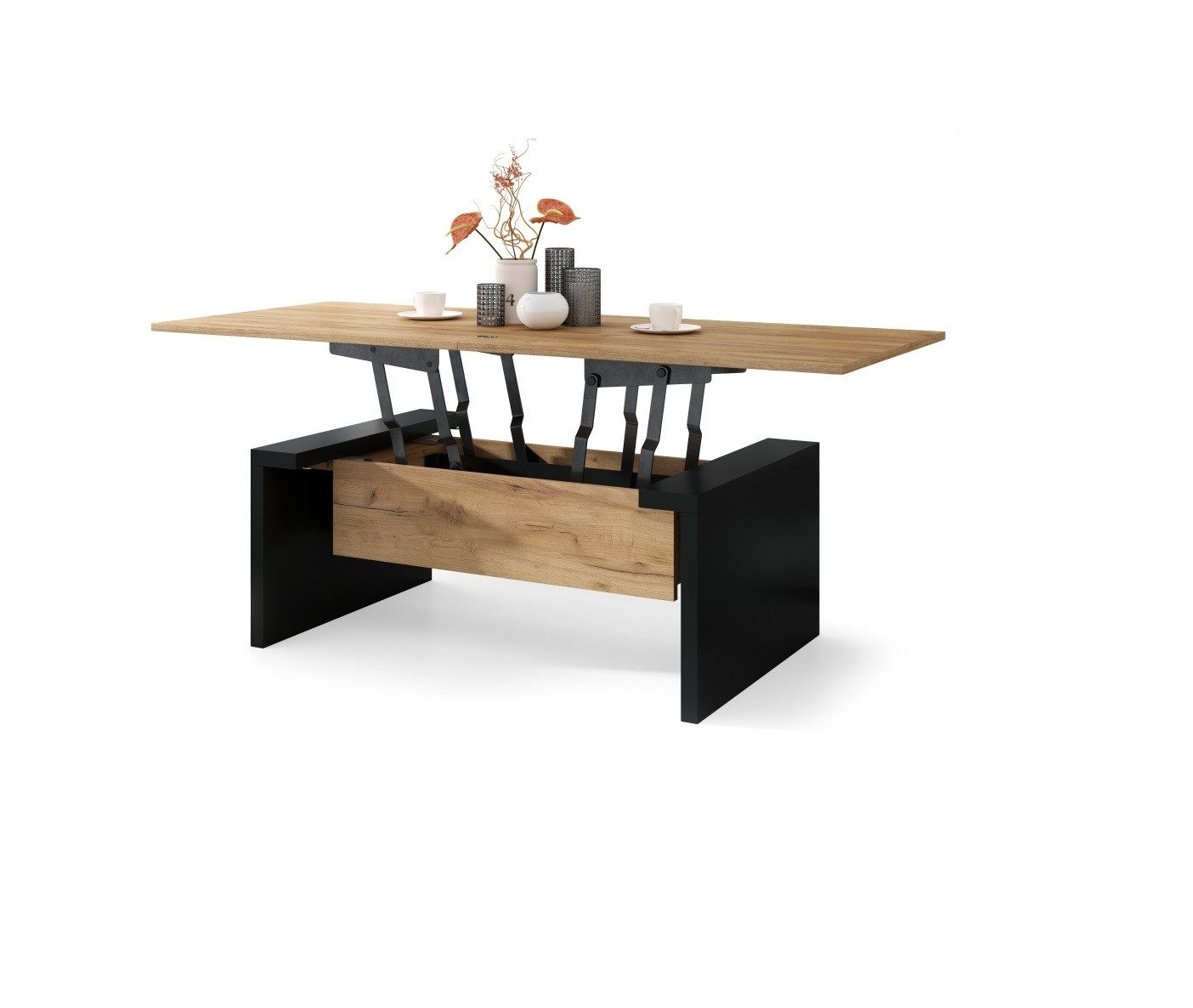designimpex Couchtisch Space Eiche Gold - günstig online kaufen