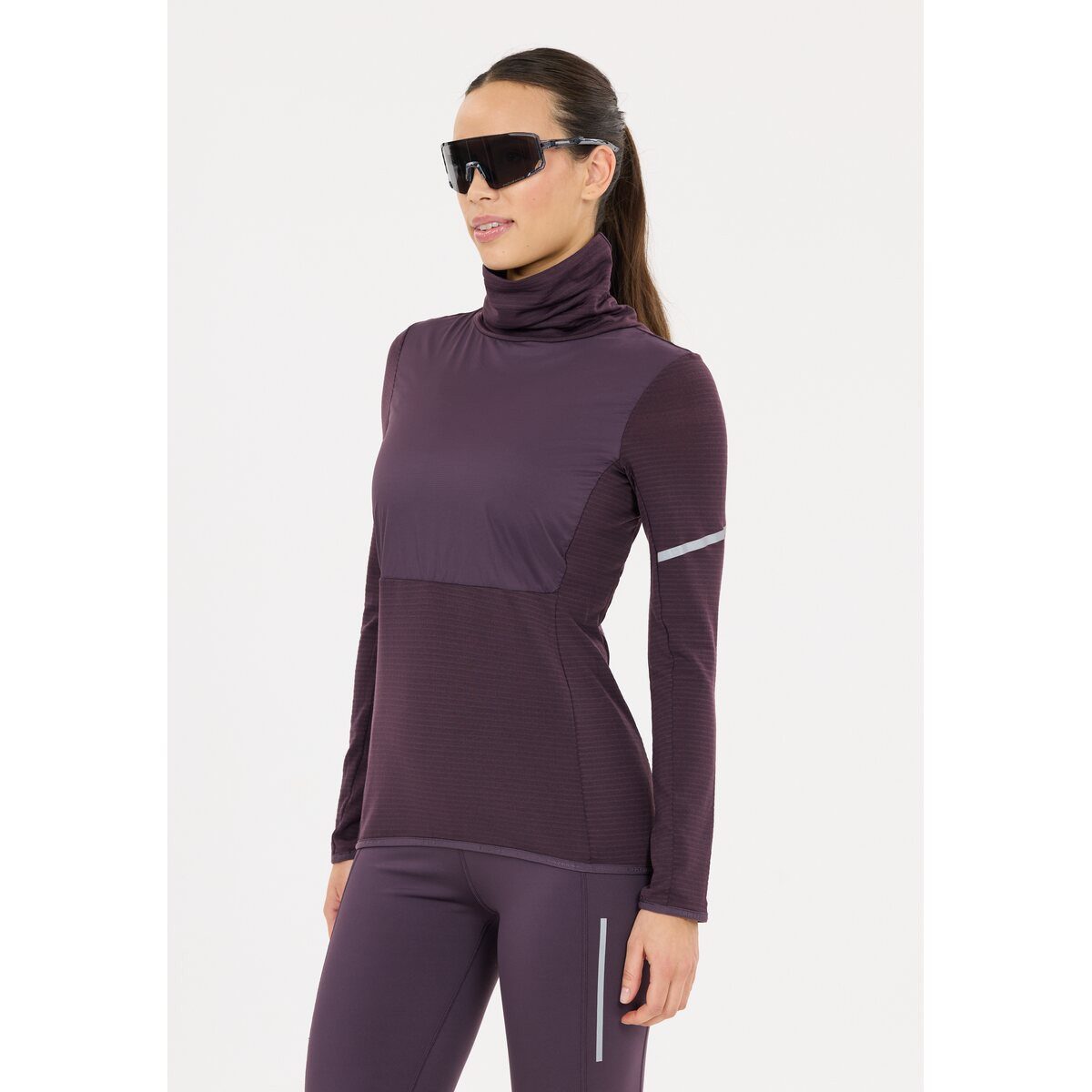 Endurance Athlecia Laufshirt Bopha W High Neck Midlayer Nightshade