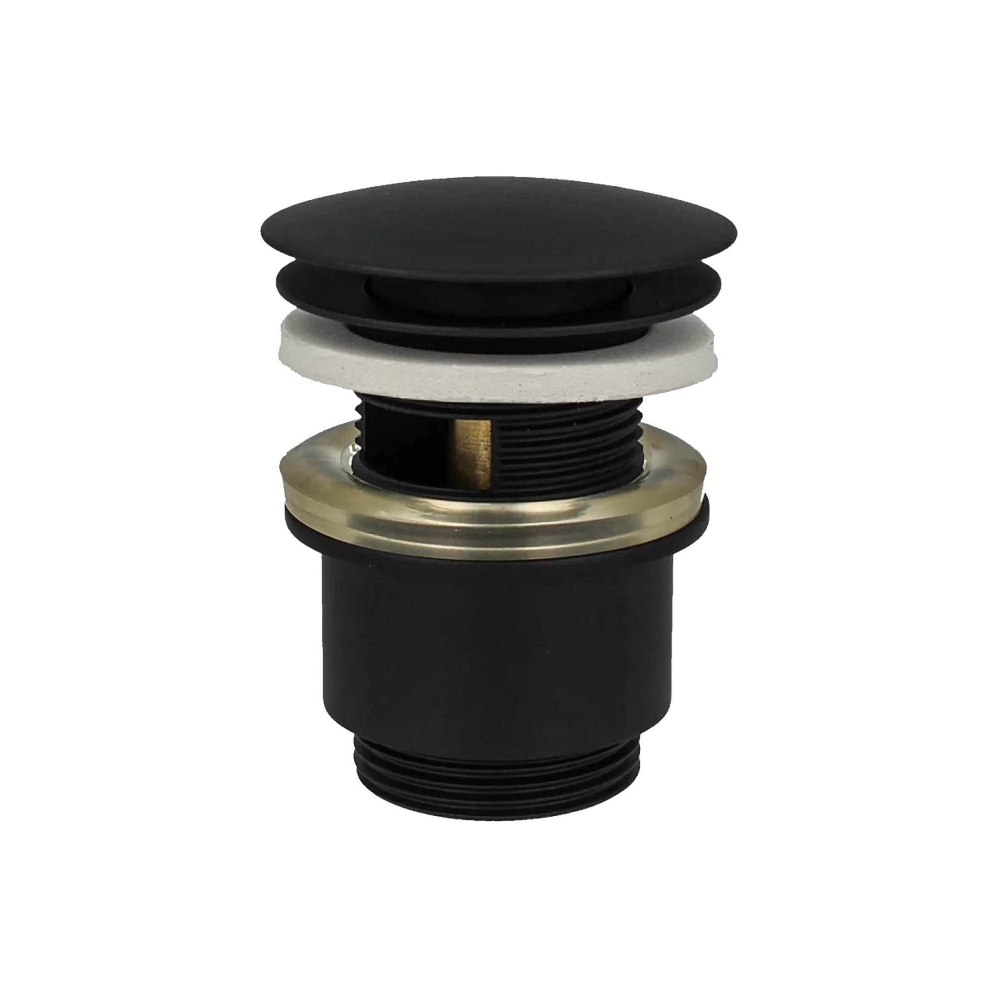 tecuro Ablaufgarnitur Pop Up Design Ablaufgarnitur1 1/4 Zoll - für Waschbecken mit Überlauf