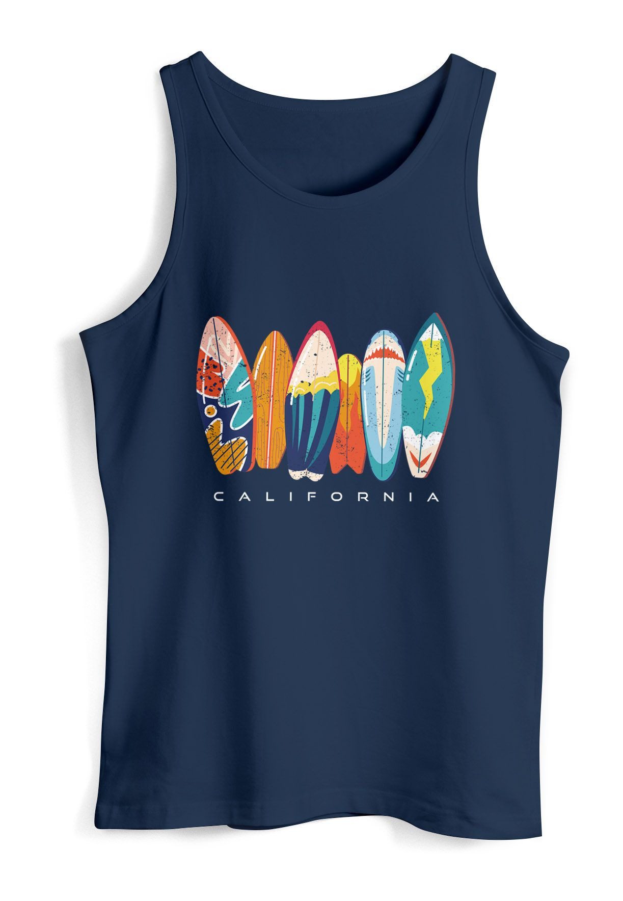Neverless Tanktop Herren Tank-Top California Surfboards günstig online kaufen