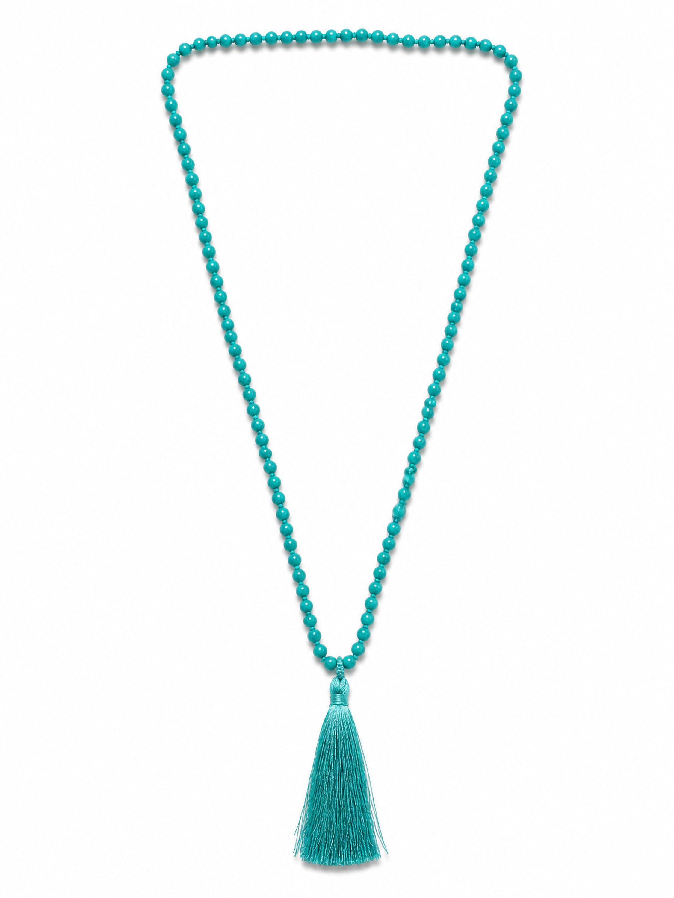 COLLEZIONE ALESSANDRO Lange Kette Dehli, mit echten Glasperlen – Bild 4 von 4