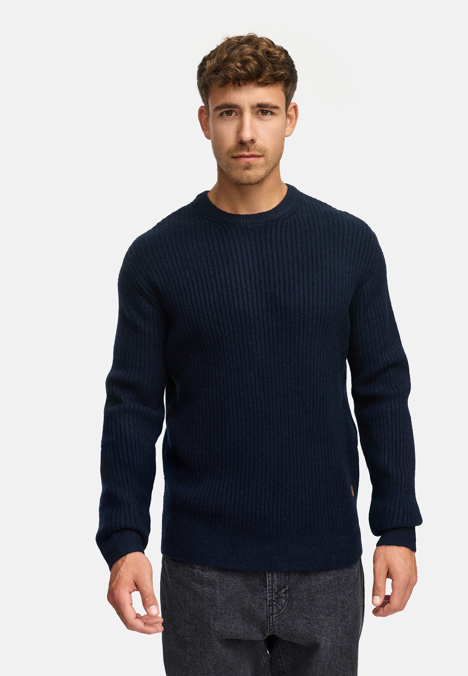 Strickpullover Herren INPeace O-Neck Pullover Herrenpullover