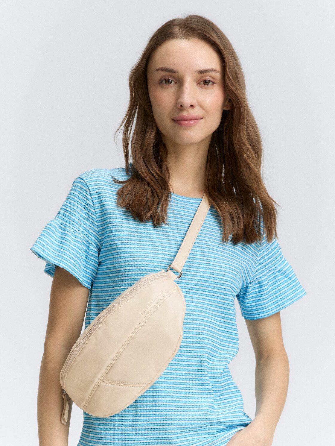 TOM TAILOR Denim Gürteltasche Bags, TTMILLA Gürteltasche im Patchwork-Style