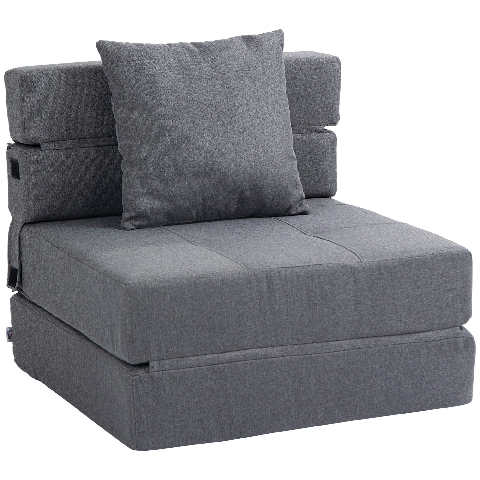 MC Star Schlafsofa 2-in-1 Schlafsessel klappbar, bis 100 kg belastbar, Klappsessel, mit Bettfunktion, Relaxsessel, Gästebett, Dunkelgrau. Reduzierter Preis € 156,99. Unverbindliche Preisempfehlung € 444,99, (€ 156,99 pro 1 Stk)
