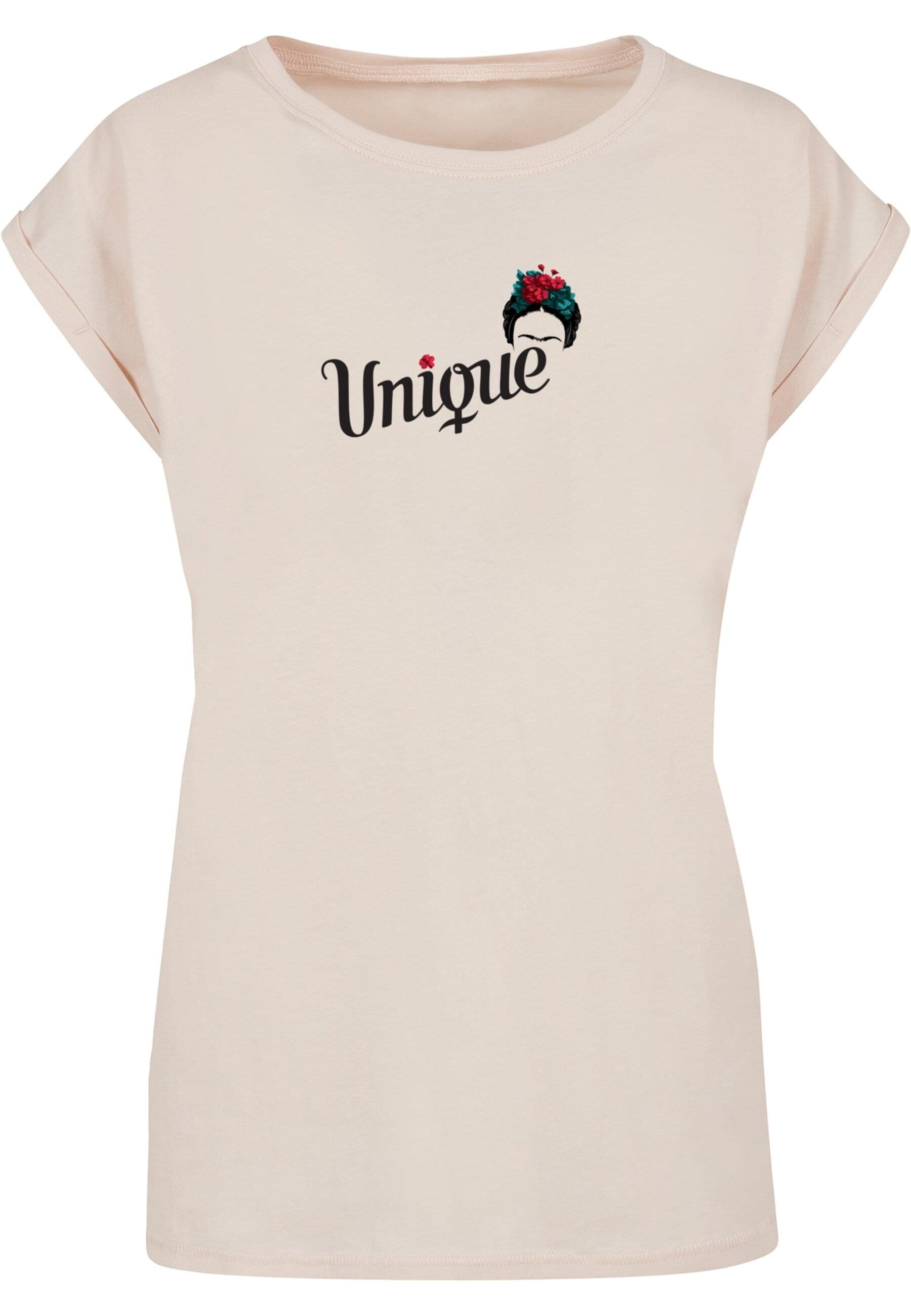 Merchcode T-Shirt Tee Unique Ladies (1 Shoulder Kahlo - Frida Damen -tlg) Extended