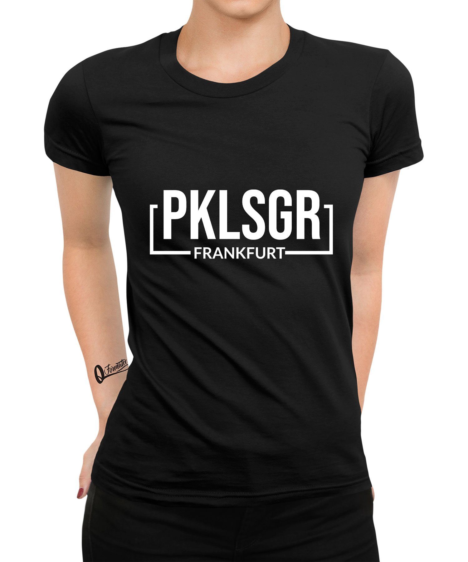 Quattro Formatee Kurzarmshirt PKLSGR - Frankfurt Hessen Frankfurter Damen T-Shirt (1-tlg)