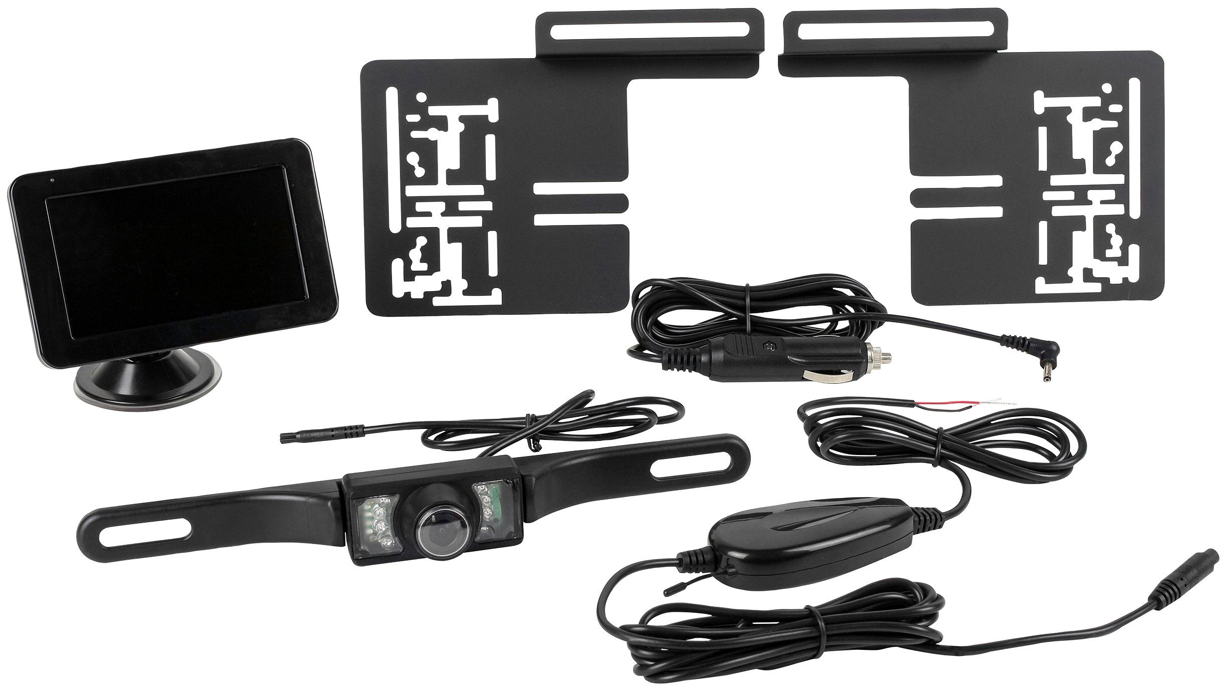 EUFAB Funk Rückfahr-Kamerasystem Rückfahrkamera (Abstandshilfslinien)