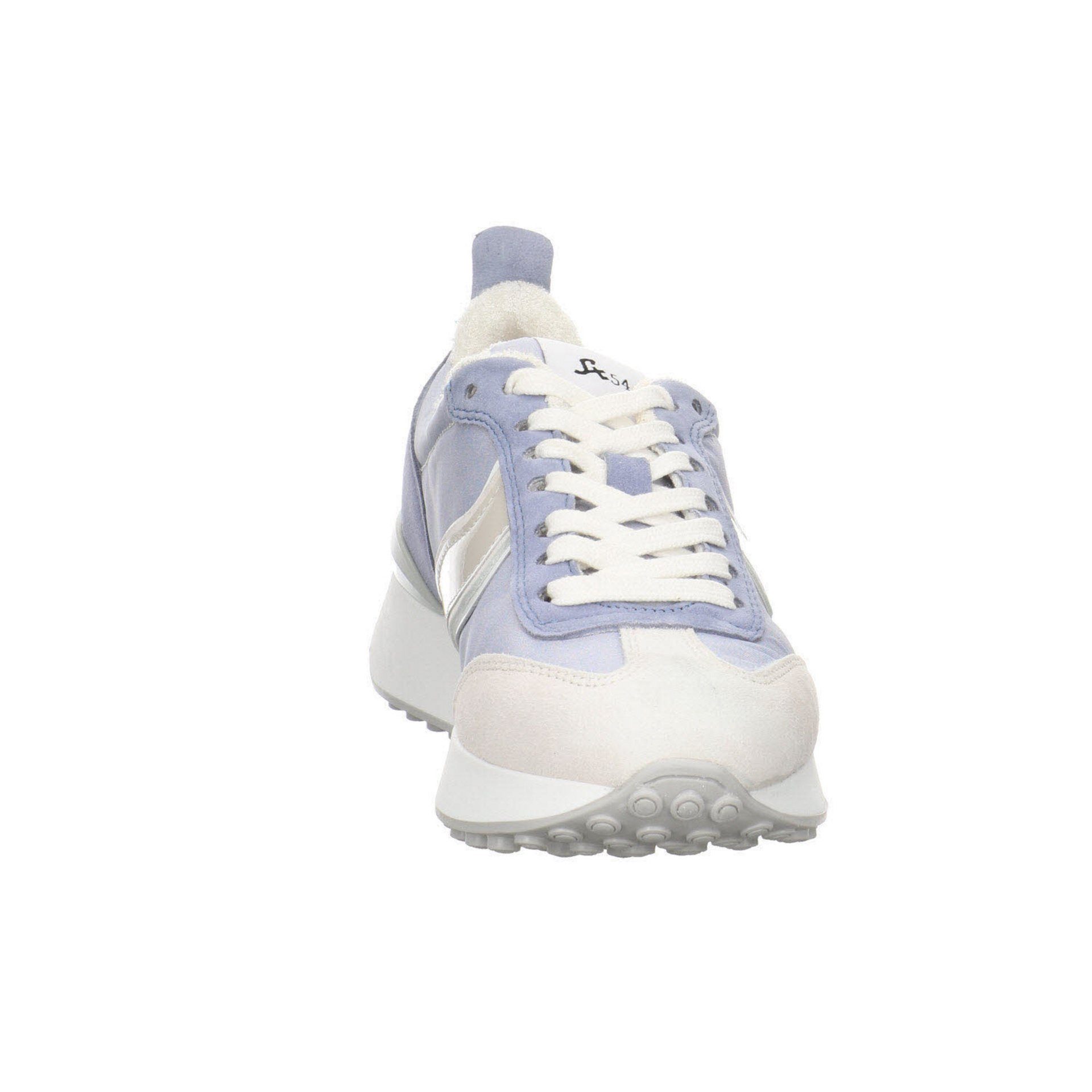 SIOUX Leder-/Textilkombination Damen Ludina Sneaker Sneaker Schuhe snow/lightblue-mix Sneaker