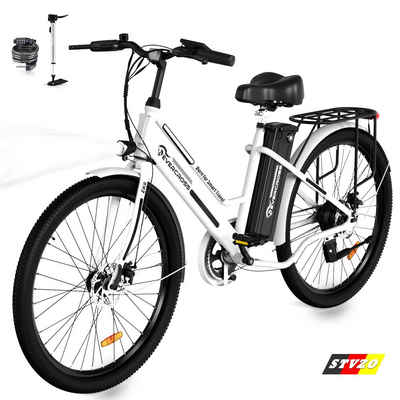 Evercross E-Bike EK8S 26 ZOLL, 250W Heckmotor, Elektrofahrrad Elektro Trekkingrad 26" cityrad max 70km