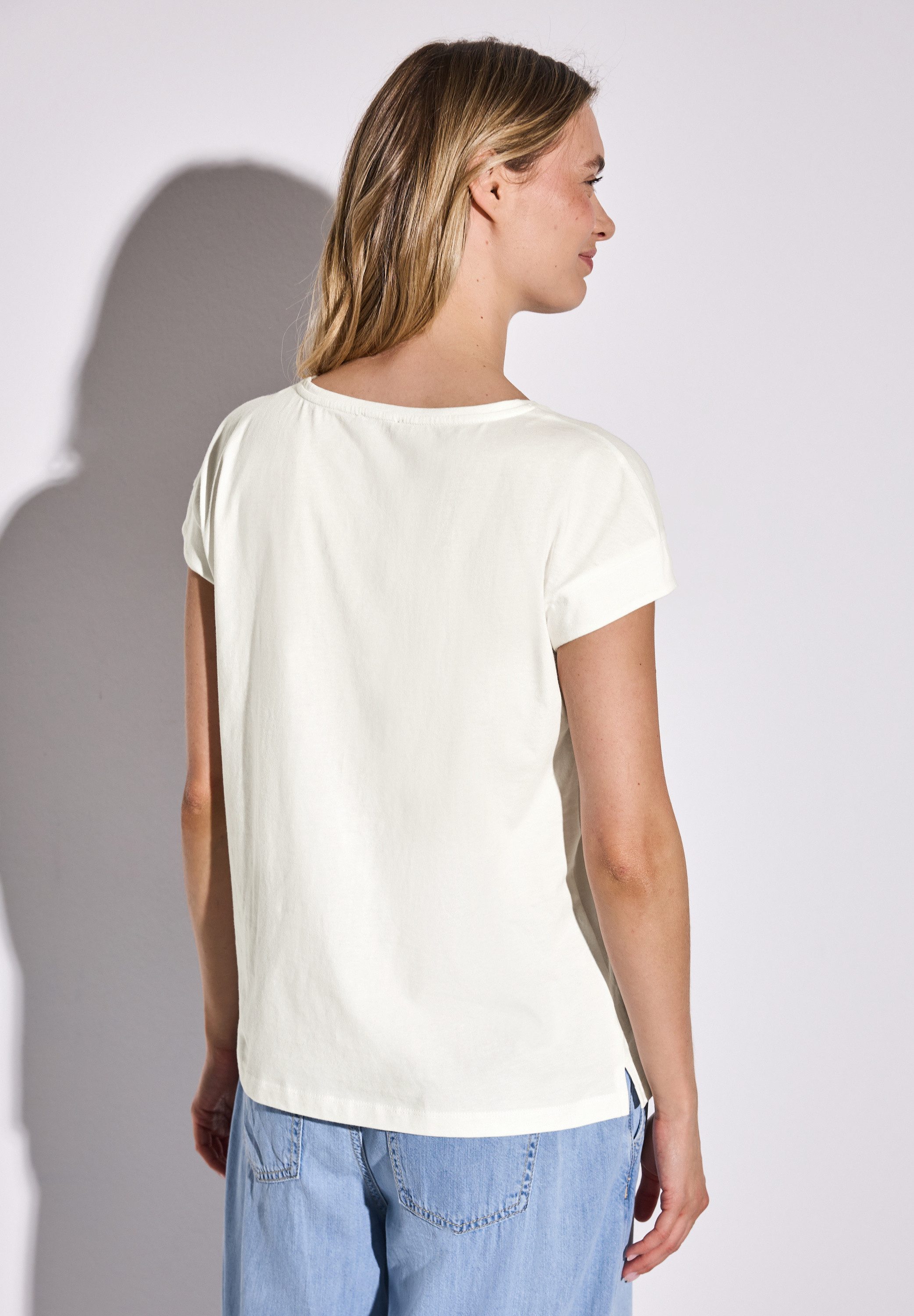 STREET ONE T-Shirt aus reiner Baumwolle günstig online kaufen