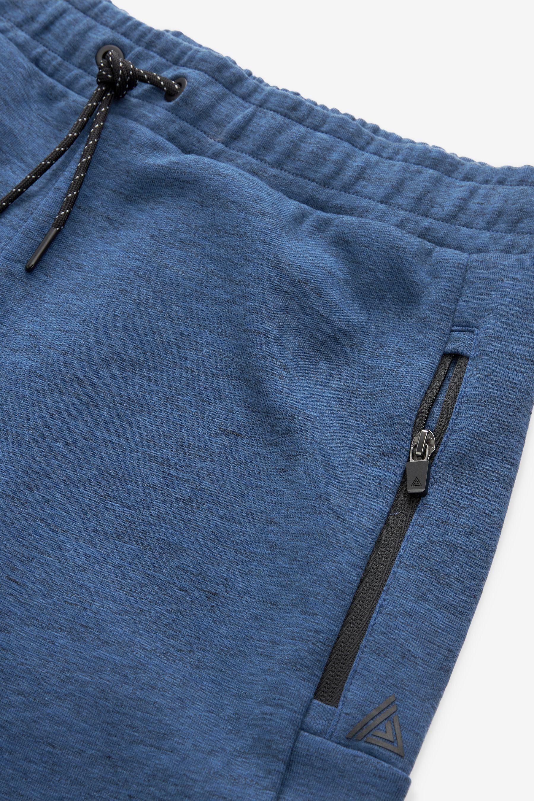 Sweatshorts mit (1-tlg) Reißverschlusstaschen Blue Jersey-Shorts Next