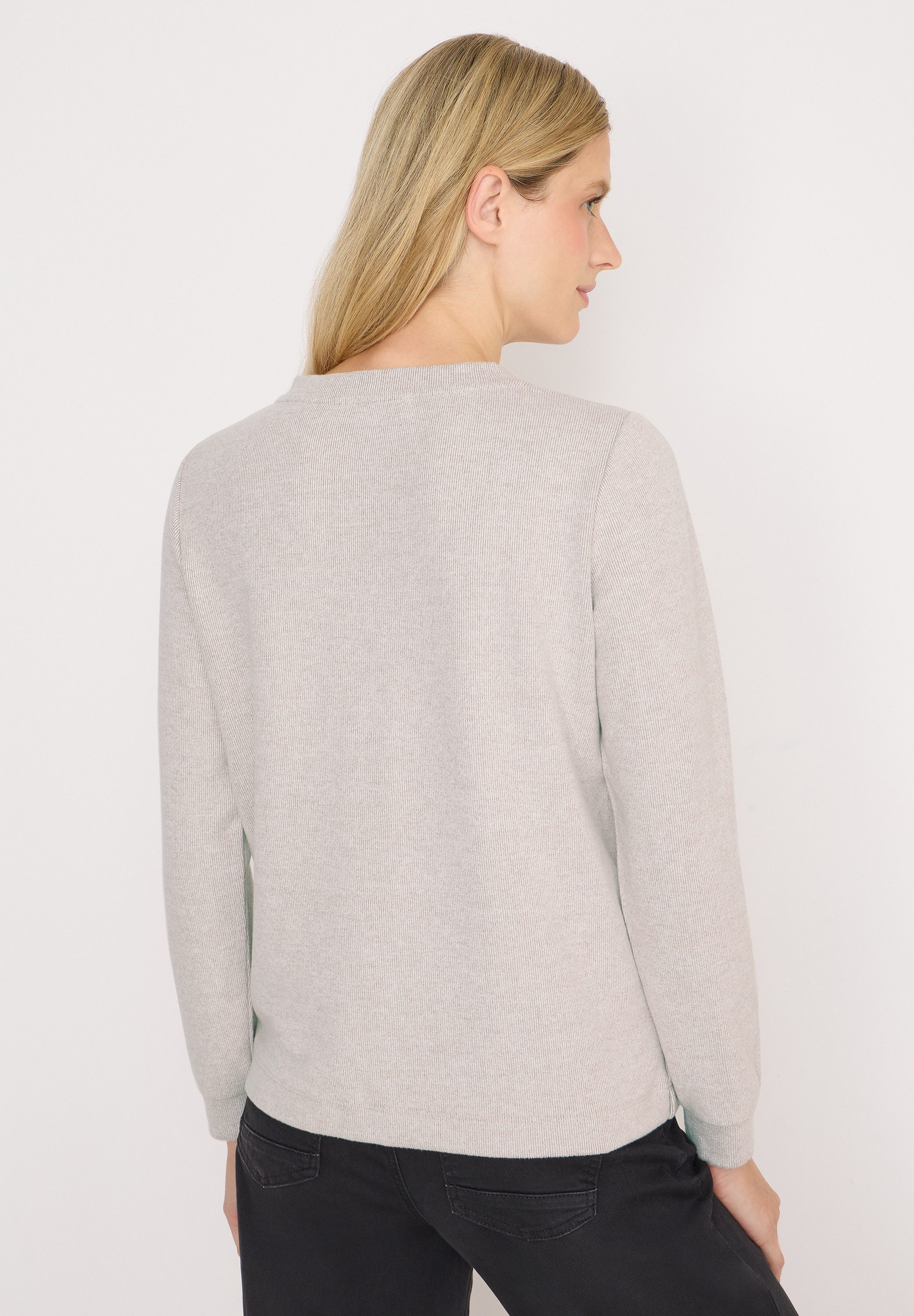 CECIL Langarmshirt aus strecthigem Viskosematerial