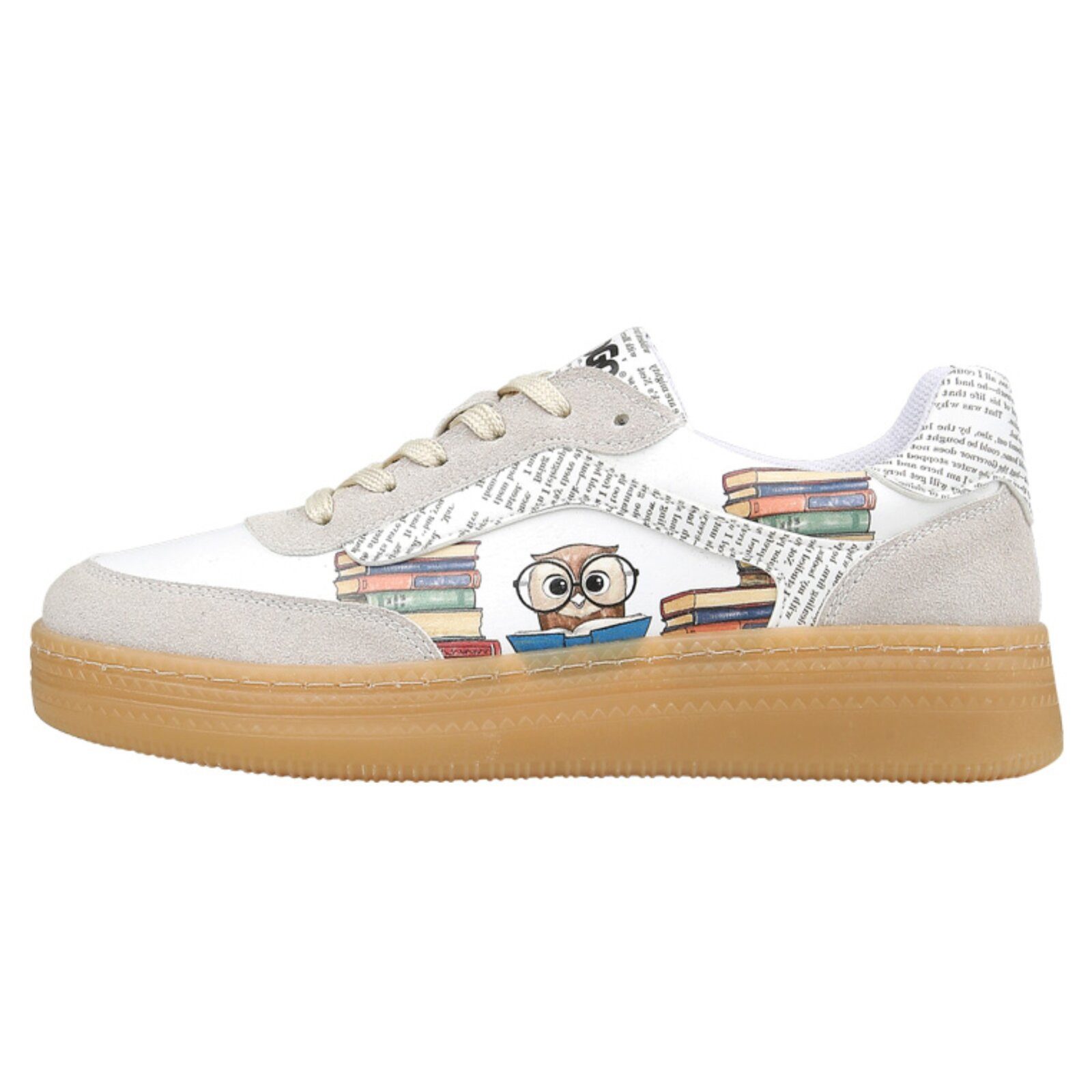 DOGO Monet Low-Top Sneaker The Wise Owl Damen Sneaker Sneaker Handgefertigt