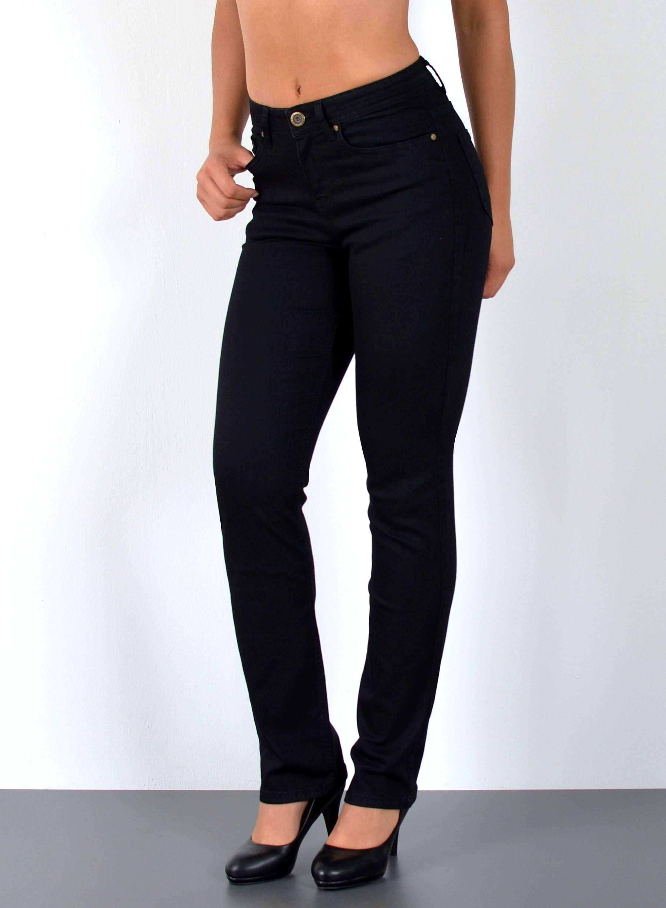 ESRA Straight-Jeans Premium High Waist Джинсы Damen Straight Leg Hosen Stretch-Jeans G8 Straight Leg Damen Джинсы High Waist Hose Stretch Regular Джинсыhose