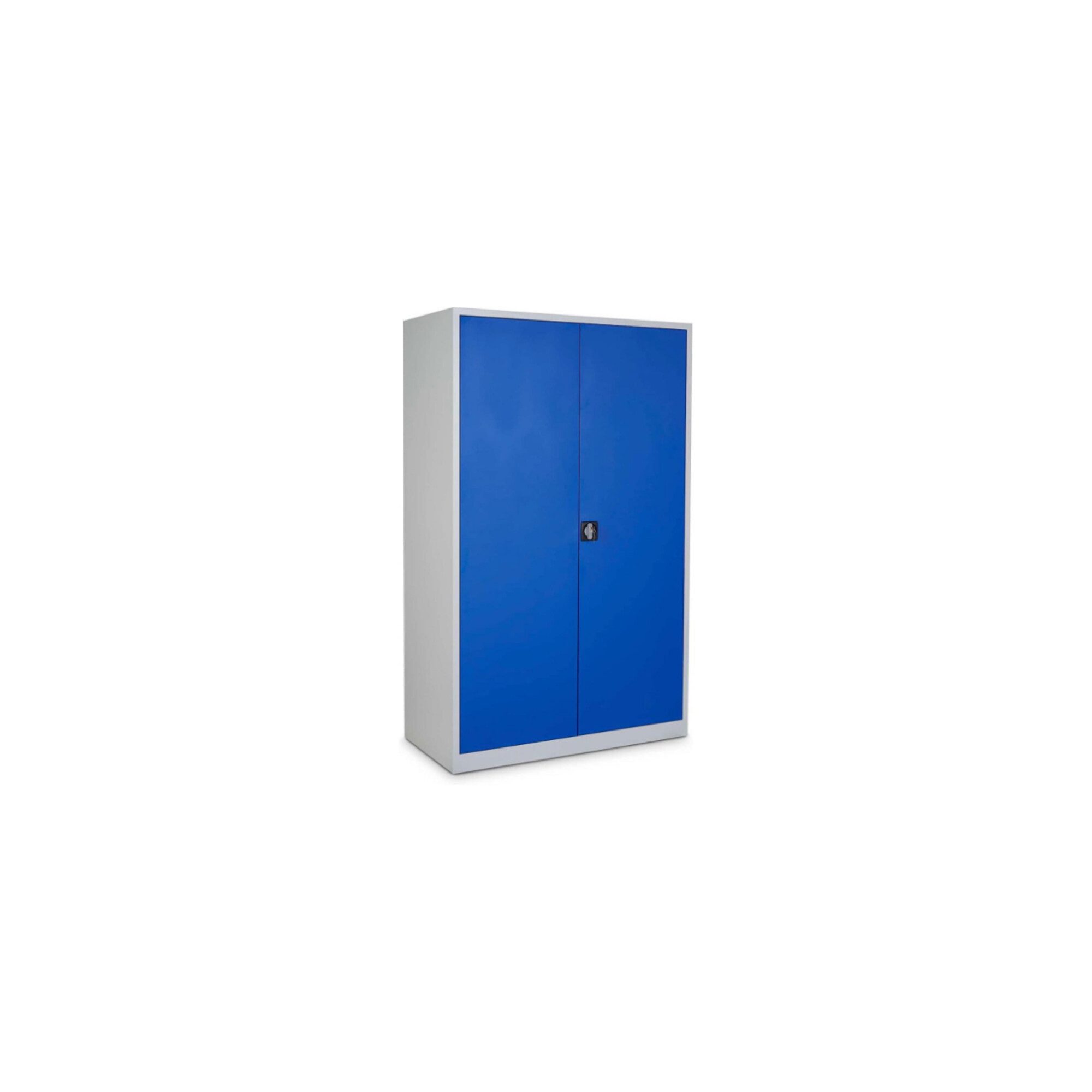 Stier Falttürenschrank STIER Universalschrank 1950 x 1200 x 420 mm mit 4 Fachböden lichtgrau