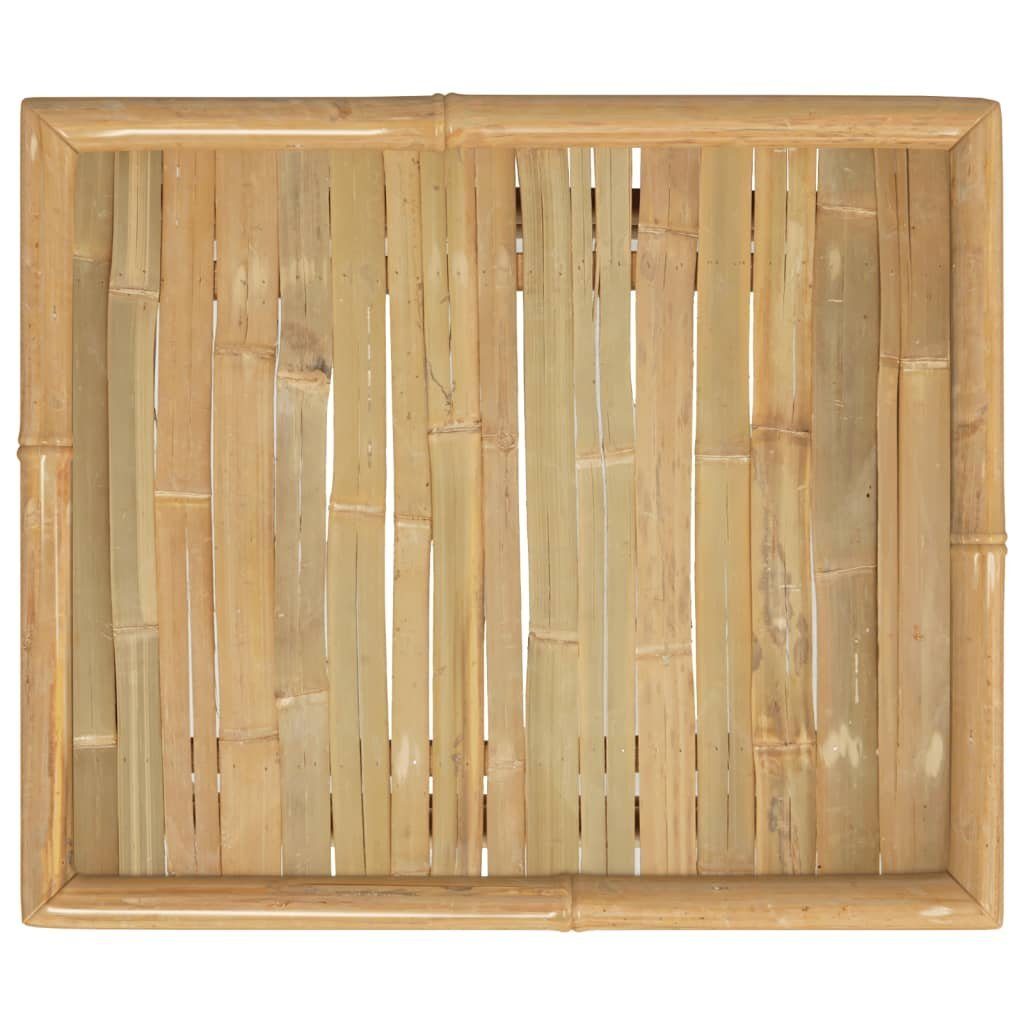 vidaXL Braun 1 cm Gartentisch Bambus, Loungesofa 65x55x30 Teile