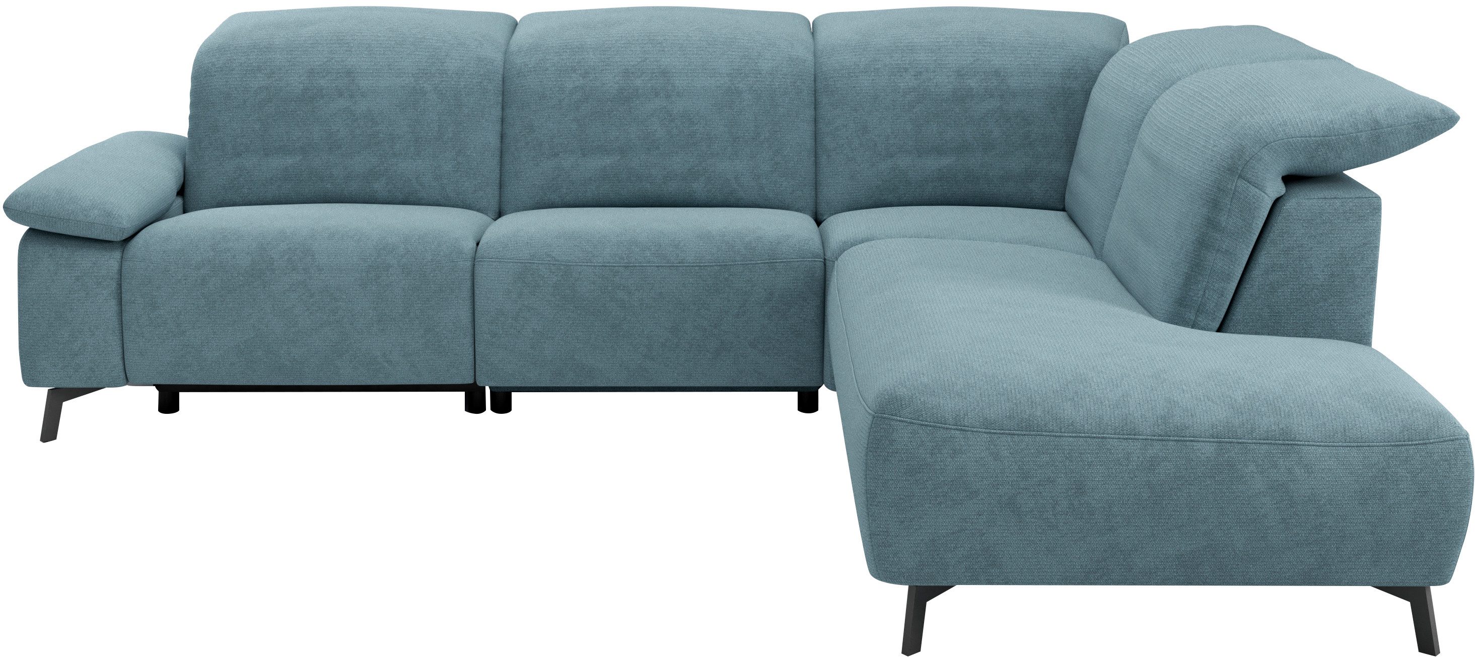 Musterring Ecksofa MR 370, intelligenter Komfort im modernen Design, Optionale Relaxfunktion, flexible Kopfteile & klappbare Armlehnen