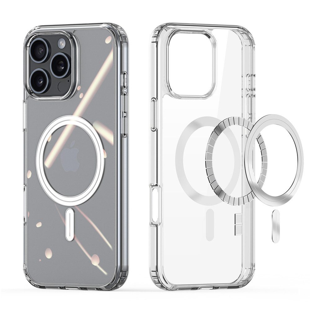Dux Ducis Smartphone-Hülle Handyhülle Schutzhülle Handyschale 6,9 Zoll, MagSafe, Airbag-Ecken, vergilbungsfrei, erhöhte Kanten
