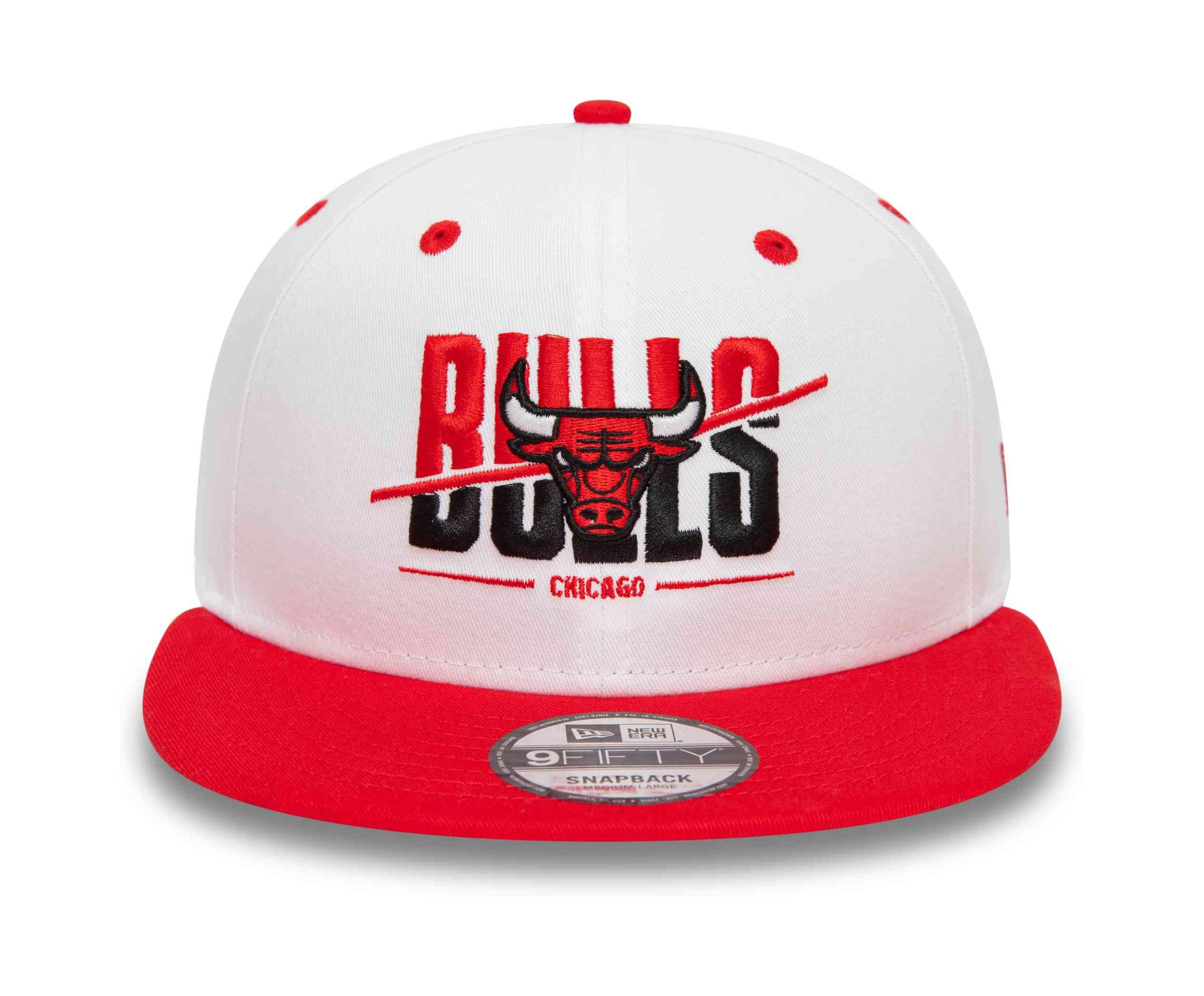 New Era Snapback Cap NBA Chicago Bulls White Crown 9Fifty