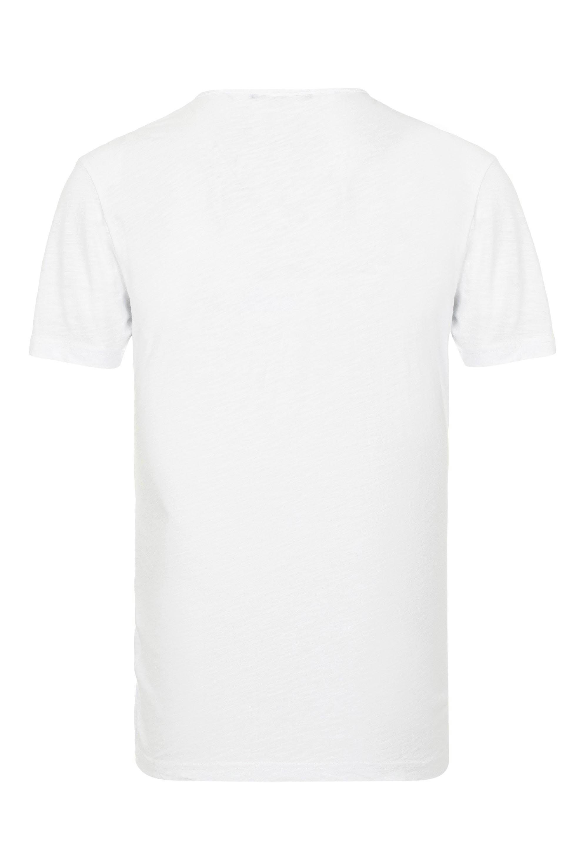 Cipo & Baxx T-Shirt CT648 im sportlichen Look weiß