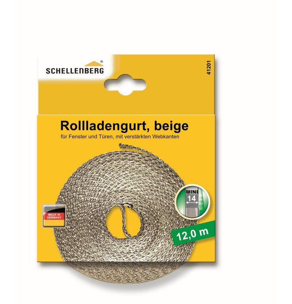 SCHELLENBERG Rollladengurt Schellenberg Rollladengurt beige Breite 14 mm -