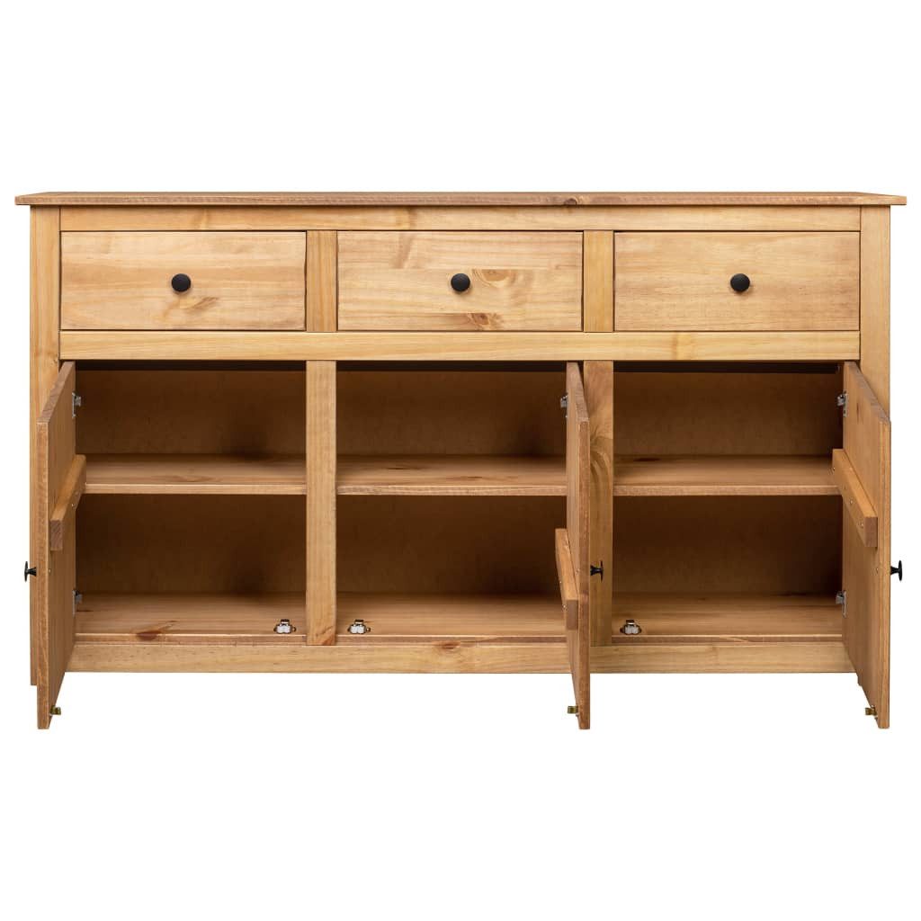 vidaXL Sideboard NA Sideboard 135x40x80 cm Massivholz Panama-Kiefer