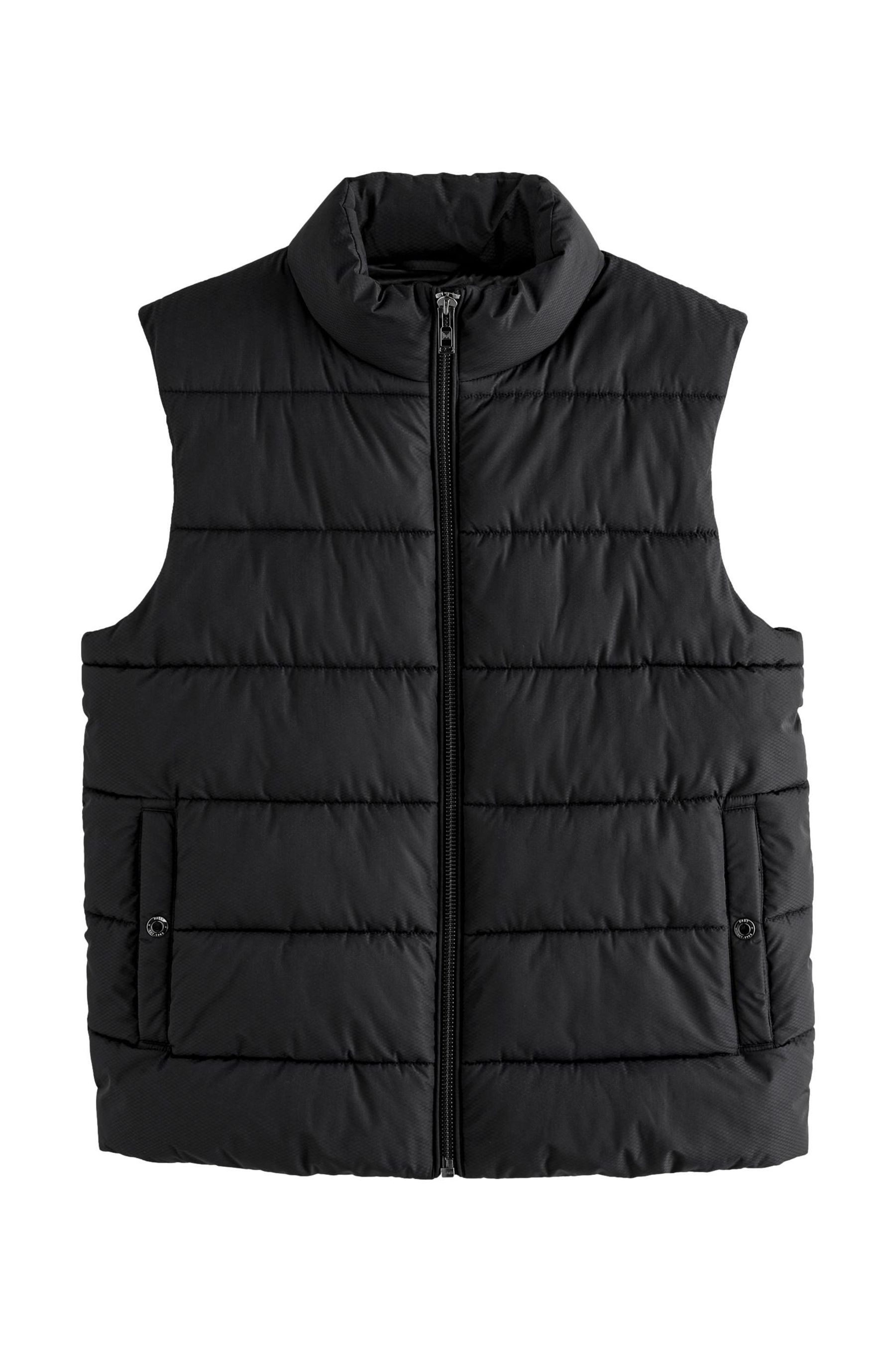 Steppweste Strukturierte Jacquard-Parkajacke