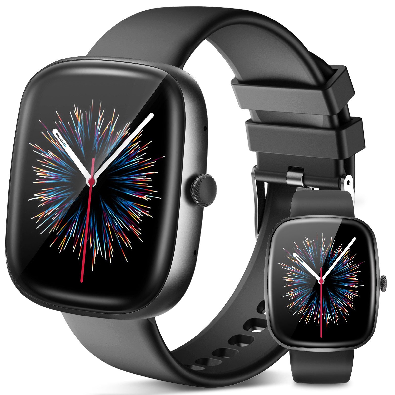 Smartwatch Damen mit Telefonfunktion, 1.83" Zoll Touchscreen Smartwatch