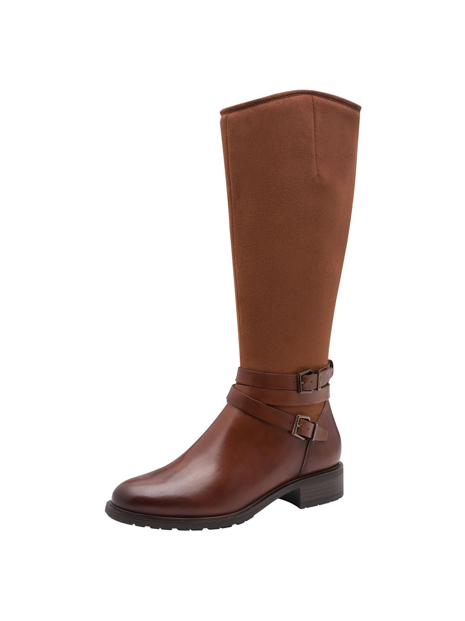 Tamaris TOUCH-IT aus Leder kein Absatz 1-25614-45 Stiefel TOUCH-IT