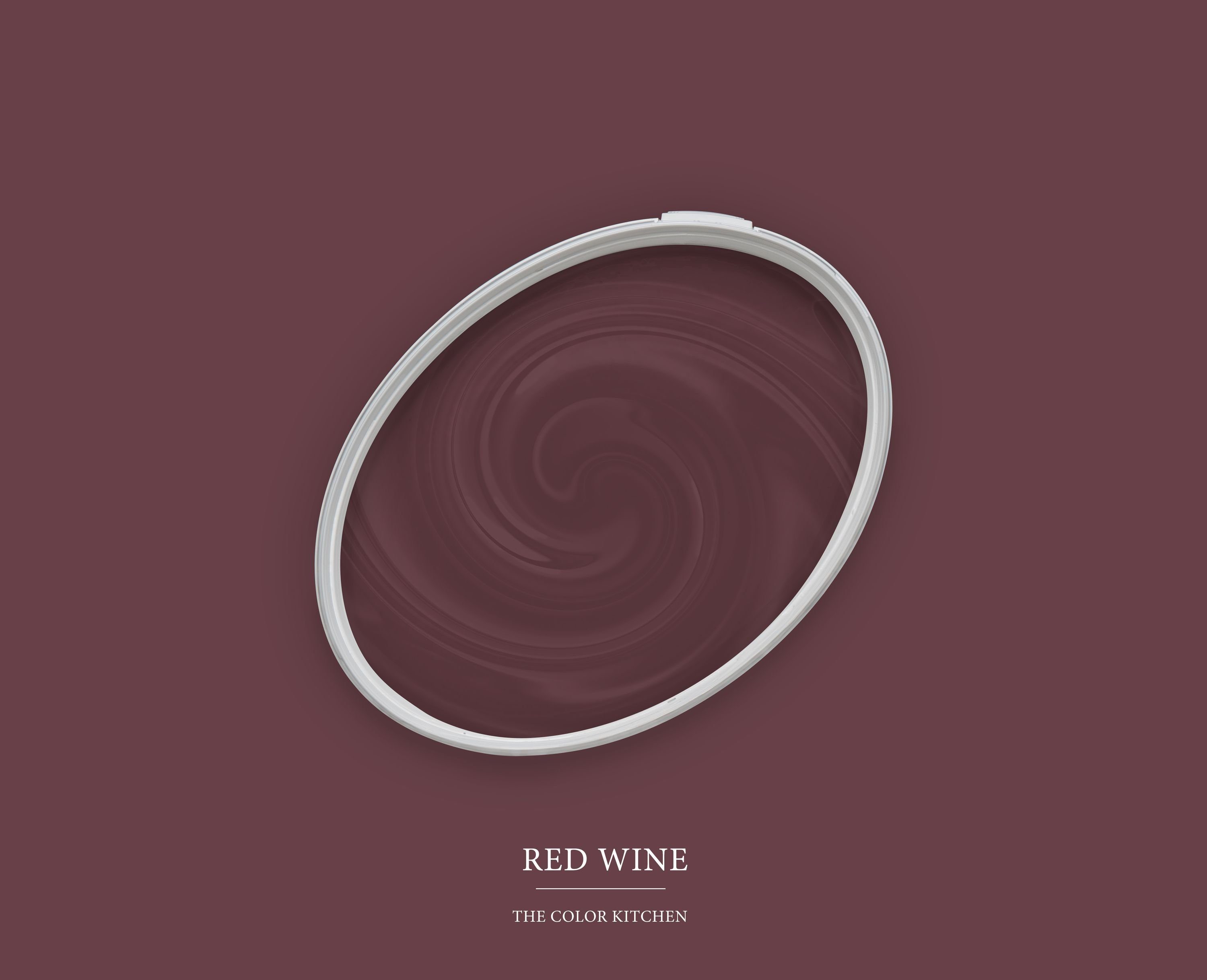 Innenfarbe Wine Wand- Red 7013 Création Deckenfarbe Seidenmatt 5l A.S. und Wandfarbe,