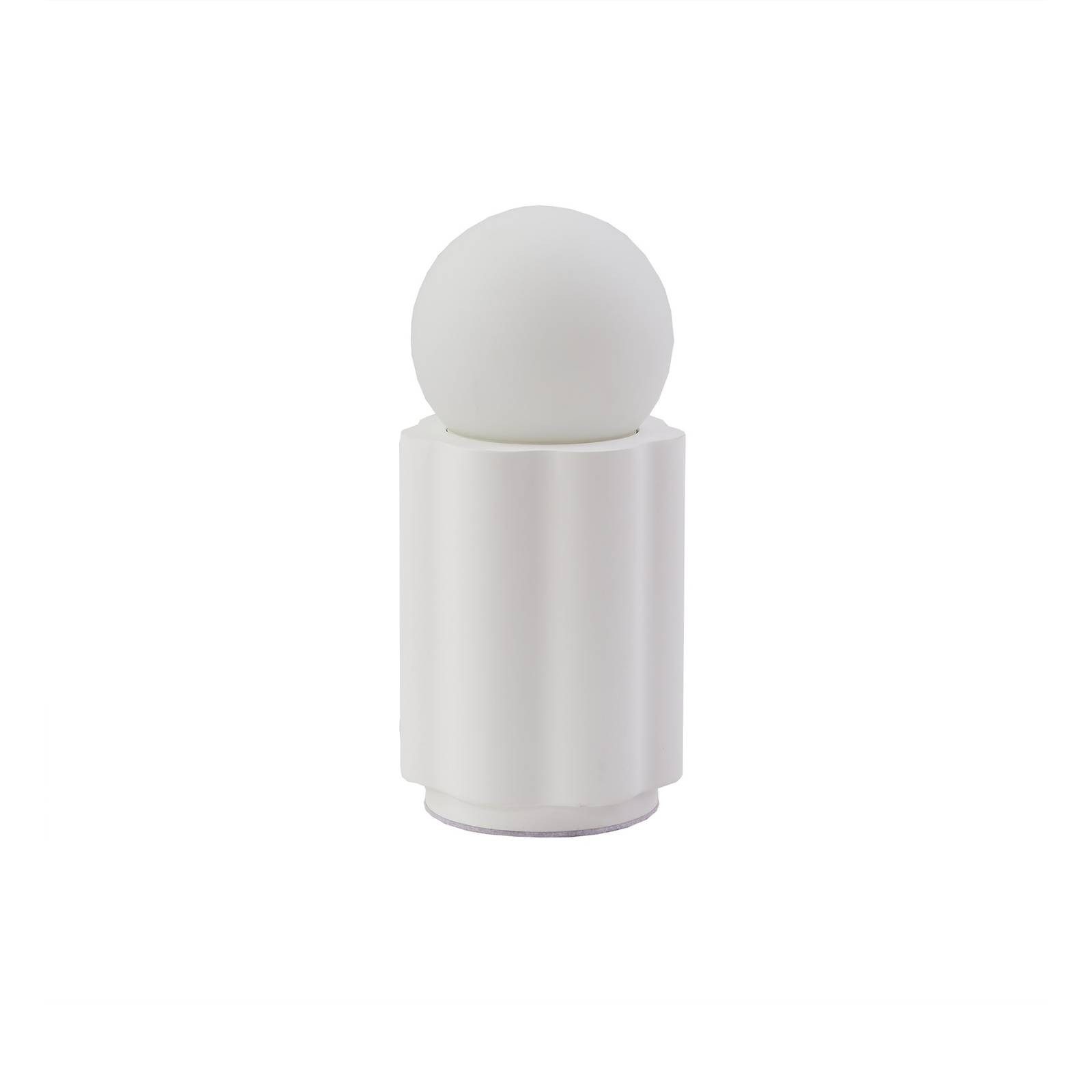 Lindby Tischleuchte Nielson, Gips Weiß IP20, 1 x 15 W LED