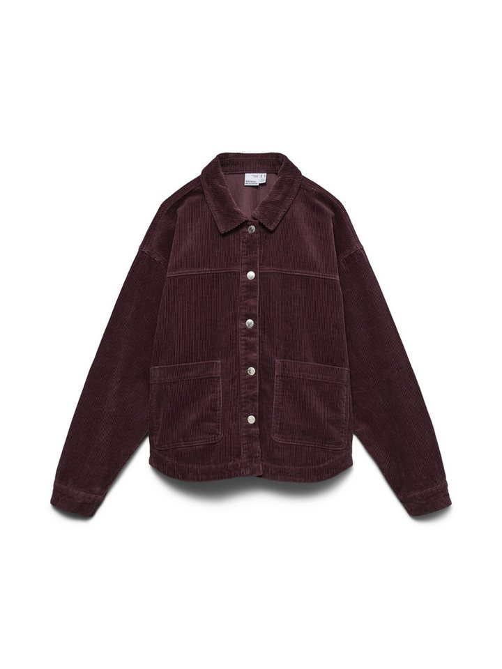Vero Moda Langjacke VMJAMIE LS CORDUROY SHACKET MIX NOO 186320 Winetasting
