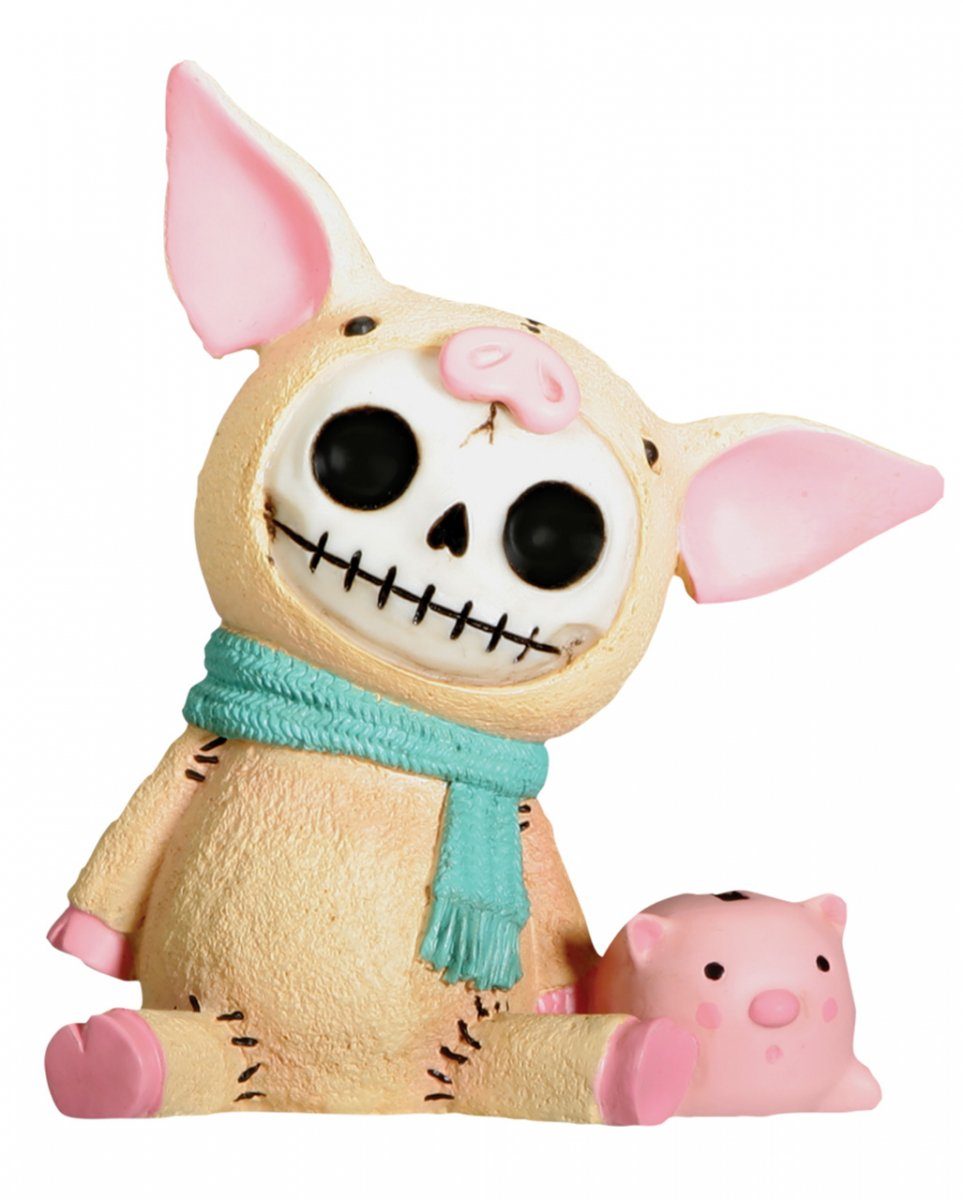 Horror-Shop Dekofigur Kleine Furrybones Figur Bacon - die Geschenkidee f