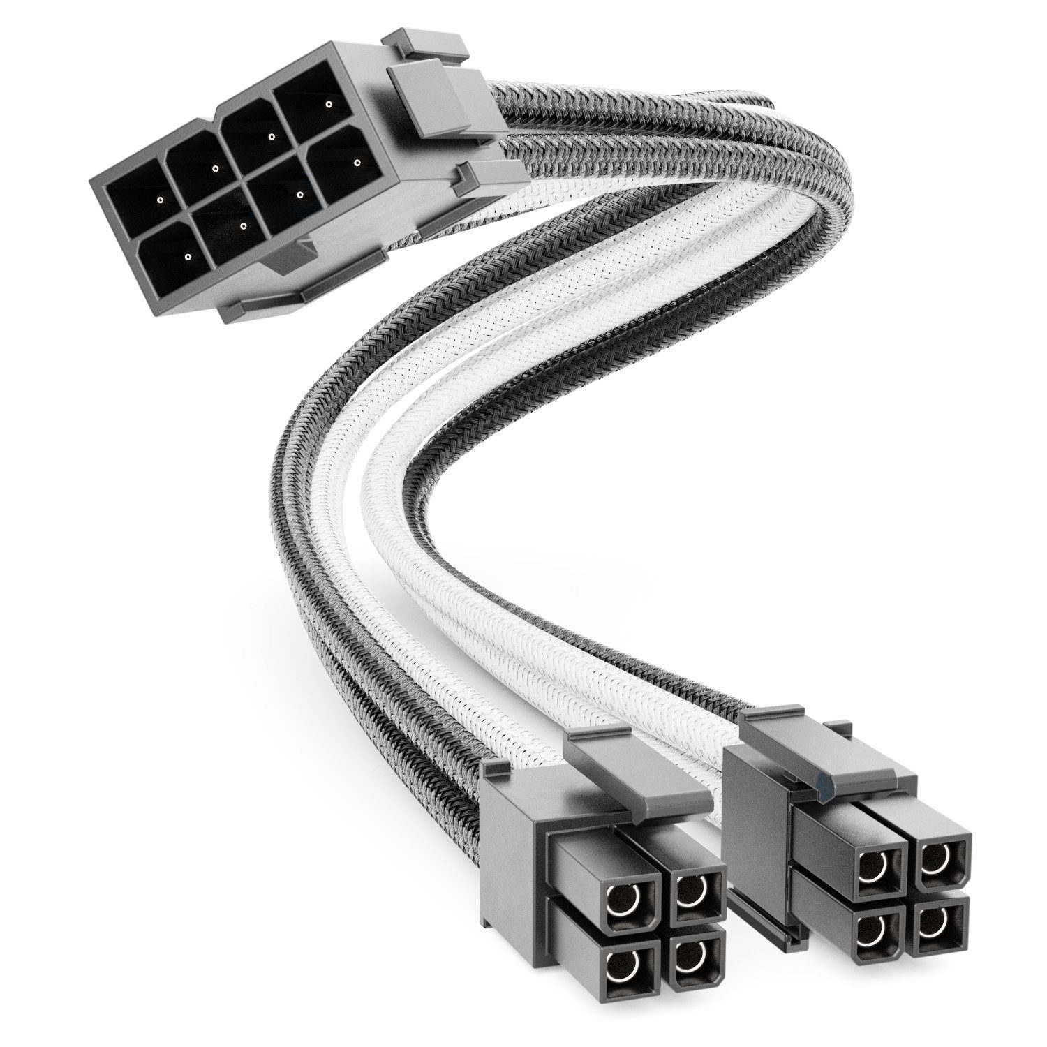 deleyCON deleyCON 4+4-Pin EPS CPU Prozessor Strom Kabel Intern 30cm 18 AWG PSU Computer-Kabel