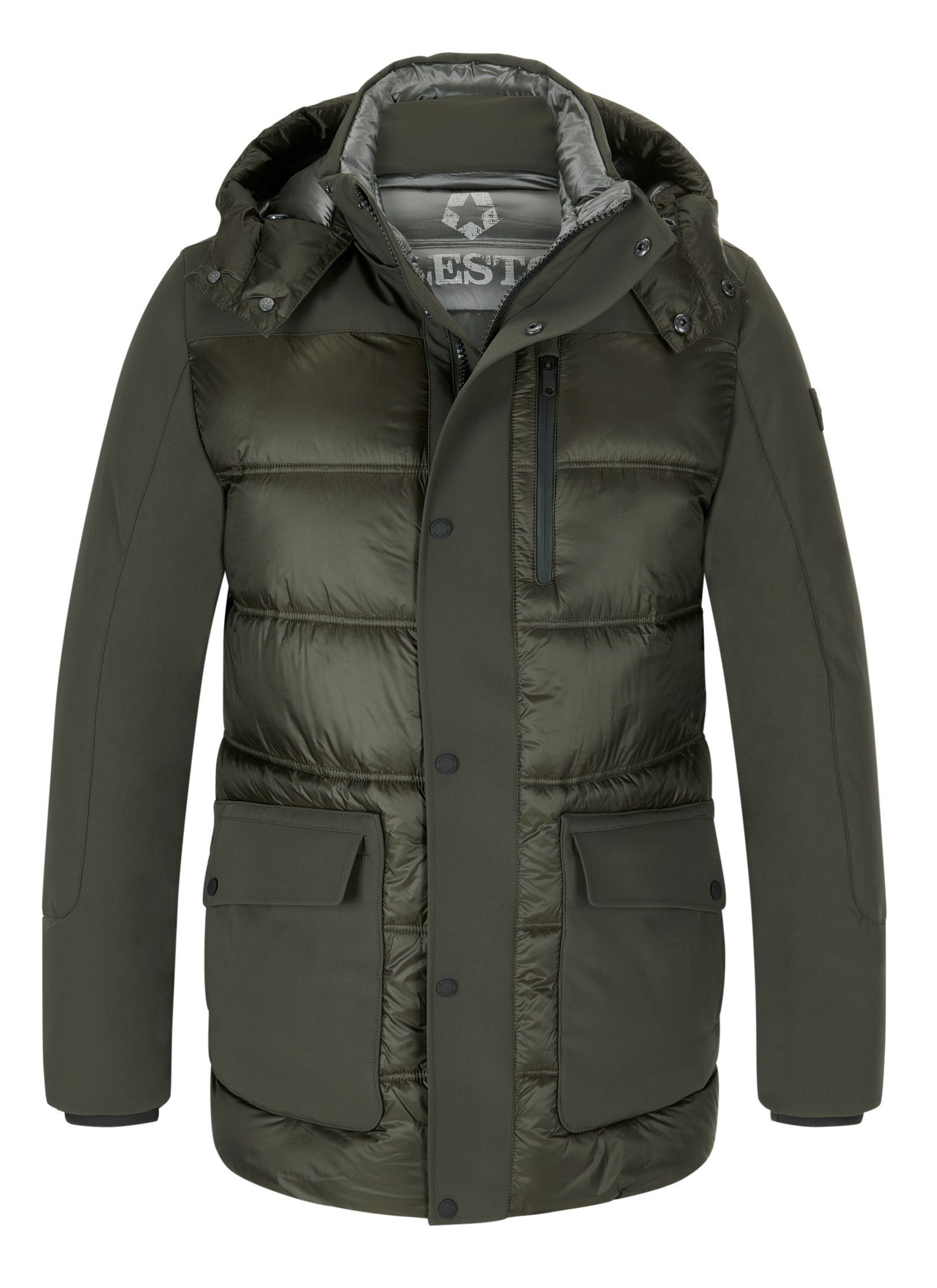 Milestone Steppjacke MSHunter mit abnehmbarer Kapuze günstig online kaufen