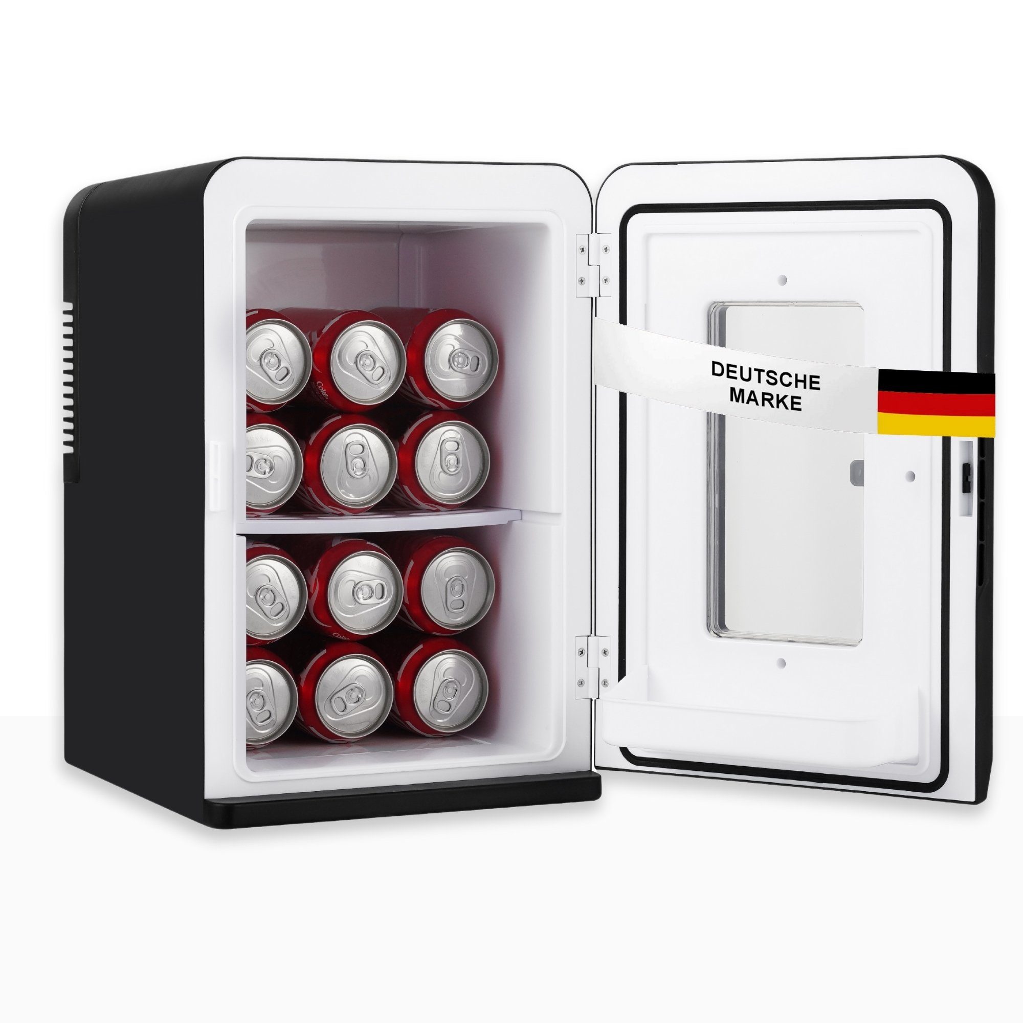 Sommertal Getränkekühlschrank Sommertal Küchengeräte KS15, 41 cm hoch, 27 cm breit, AC für Haus Steckdose und DC für Auto 12V Betrieb