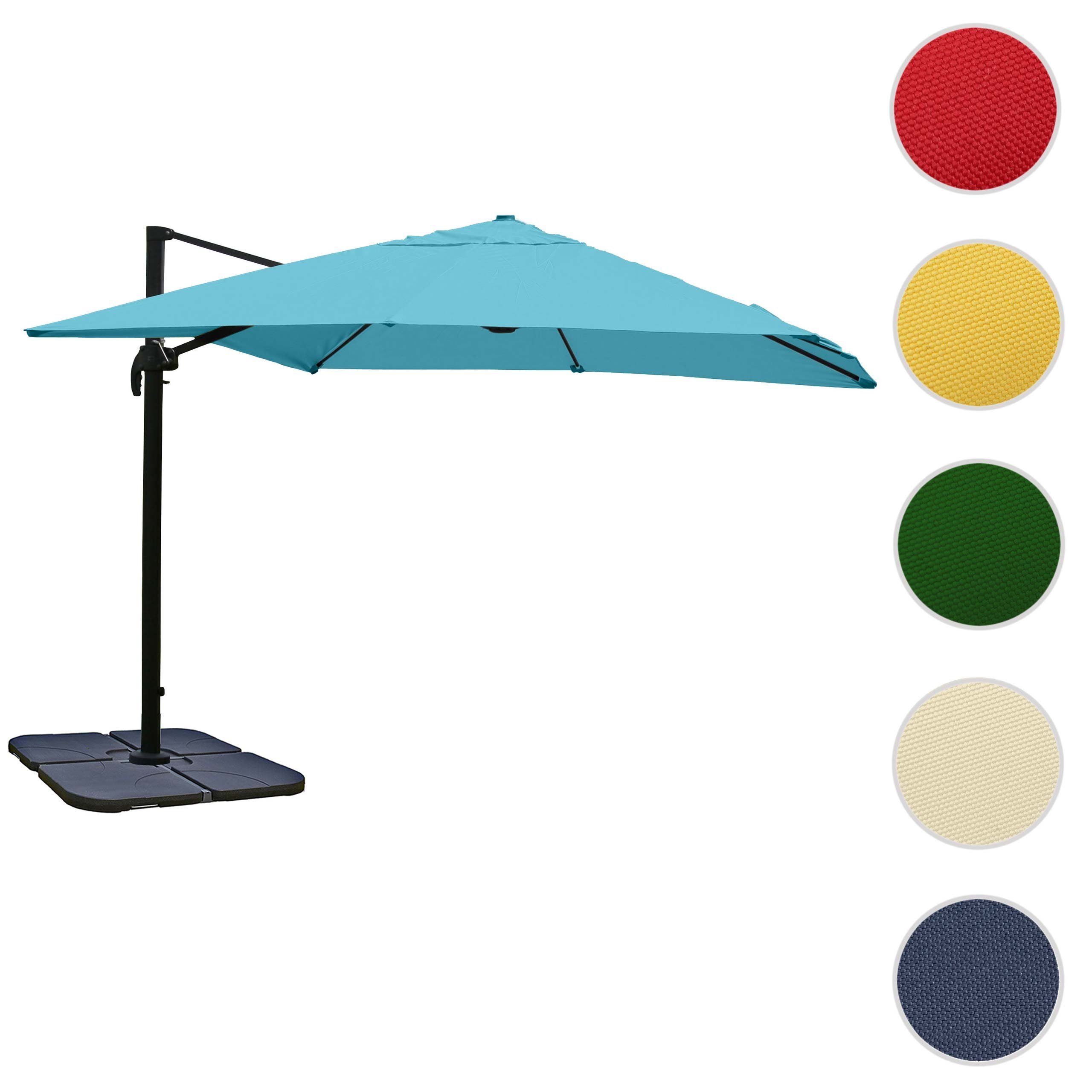 Thumbnail - MCW Ampelschirm MCW-A96-16, LxB: 300x300 cm, 5-facher Höhen-/ Neigungswinkelverstellung, Windwiderstandsklasse 2