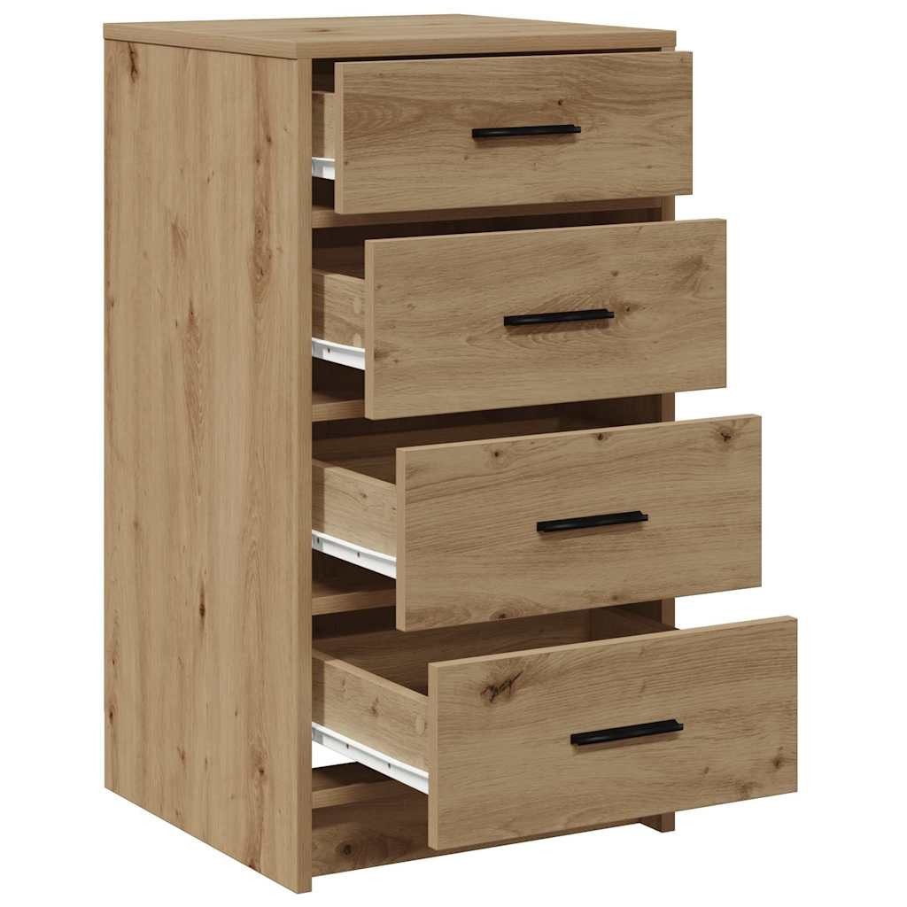 vidaXL Sideboard Sideboard Artisan-Eiche 40 x 41 x 75 cm Holzwerkstoff (1 St) – Bild 5 von 5