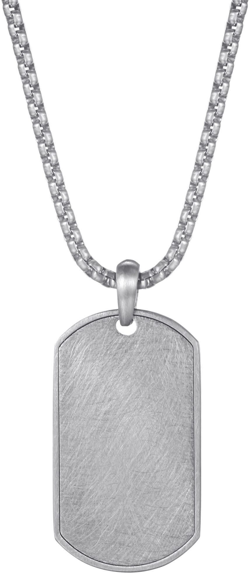 Firetti Kette mit Anhänger Schmuck Geschenk Edelstahl Halsschmuck Halskette Dog Tag Ice. € 41,86