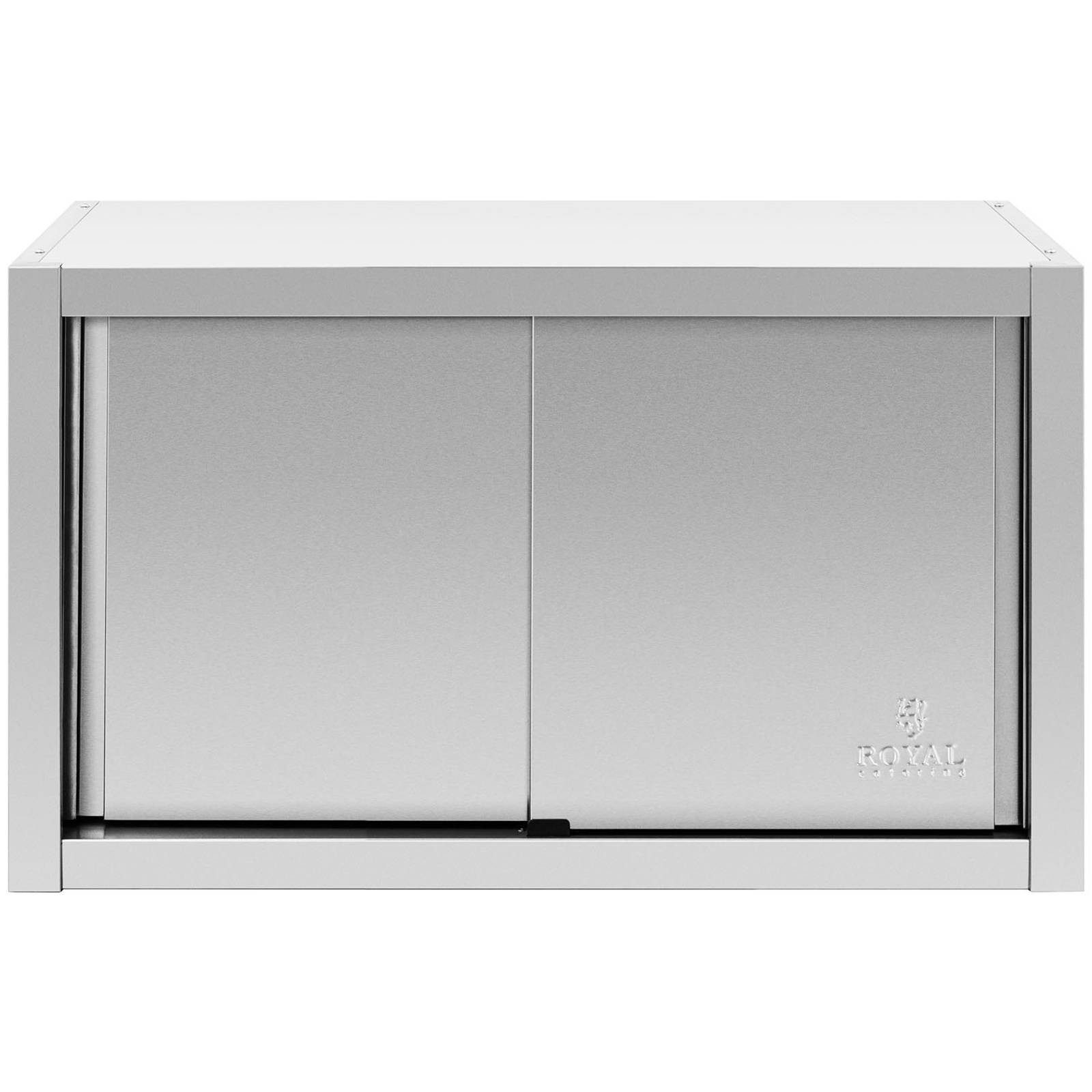 Royal Catering Wandhängeschrank 100 x 45 x 60 cm Schiebetür Hängeschrank Edelstahl Hängeoberschrank, verschiedene Größen – Bild 4 von 5