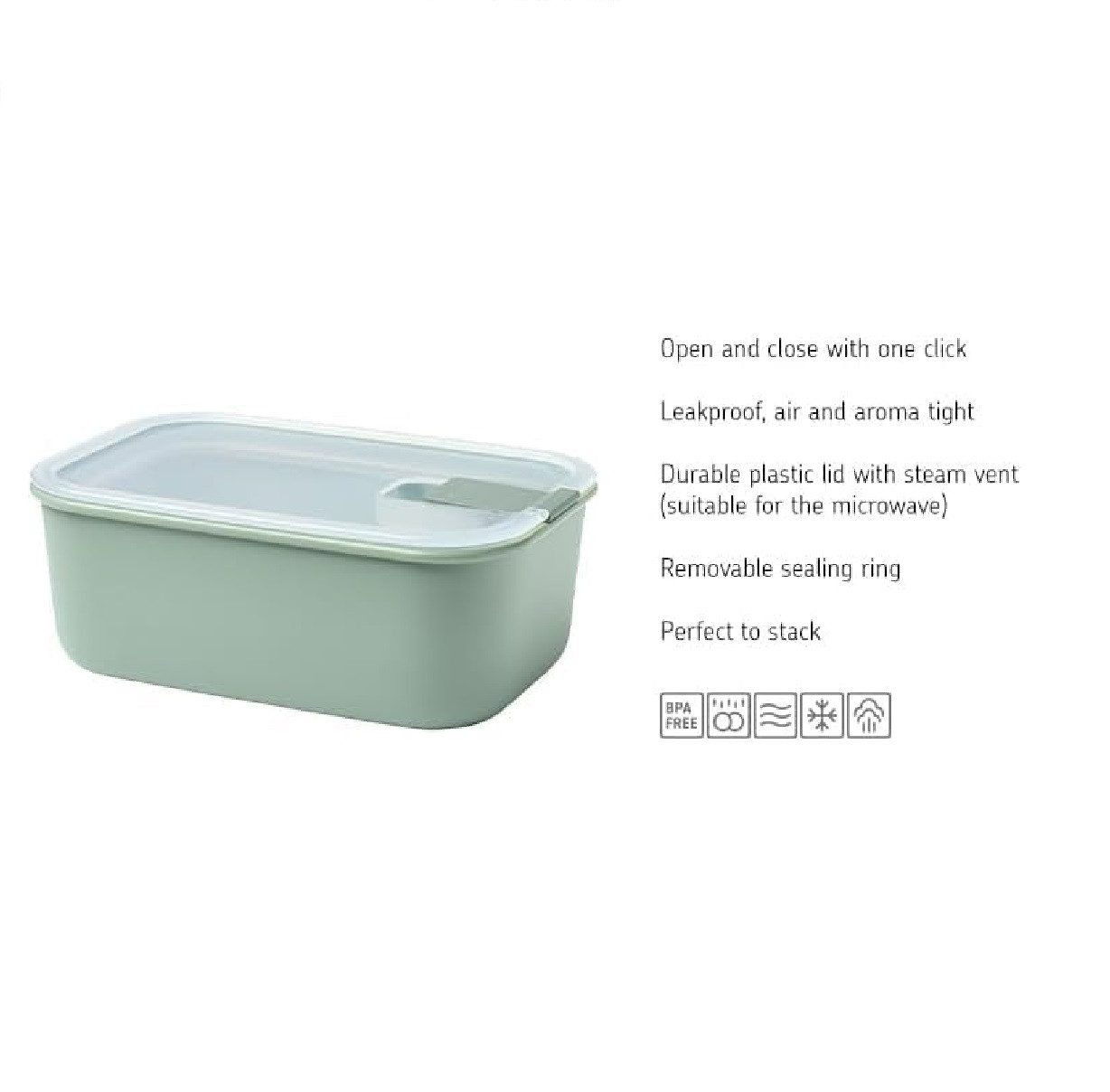 Mepal Lunchbox Frischhaltedose 1500 ml + Trinkflasche 700 ml, bruchfestes Set, Kunststoff, auslaufsicher, spülmaschinengeeignet, ideal für Fitnessstudio und Büro