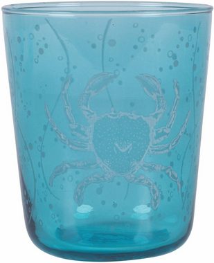 Villa d'Este Gläser-Set Under Sea, Glas, Wassergläser-Set, 6-teilig, Inhalt 315 ml