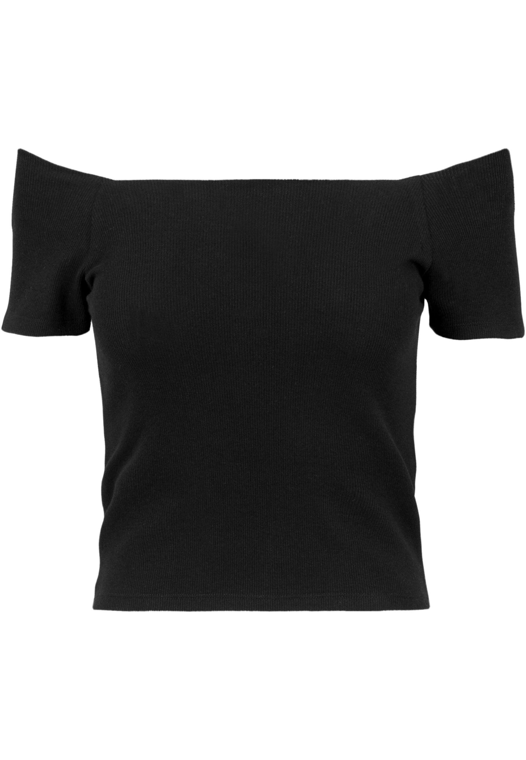 URBAN CLASSICS T-Shirt Urban Classics Damen Ladies Off Shoulder Rib Tee (1-tlg)