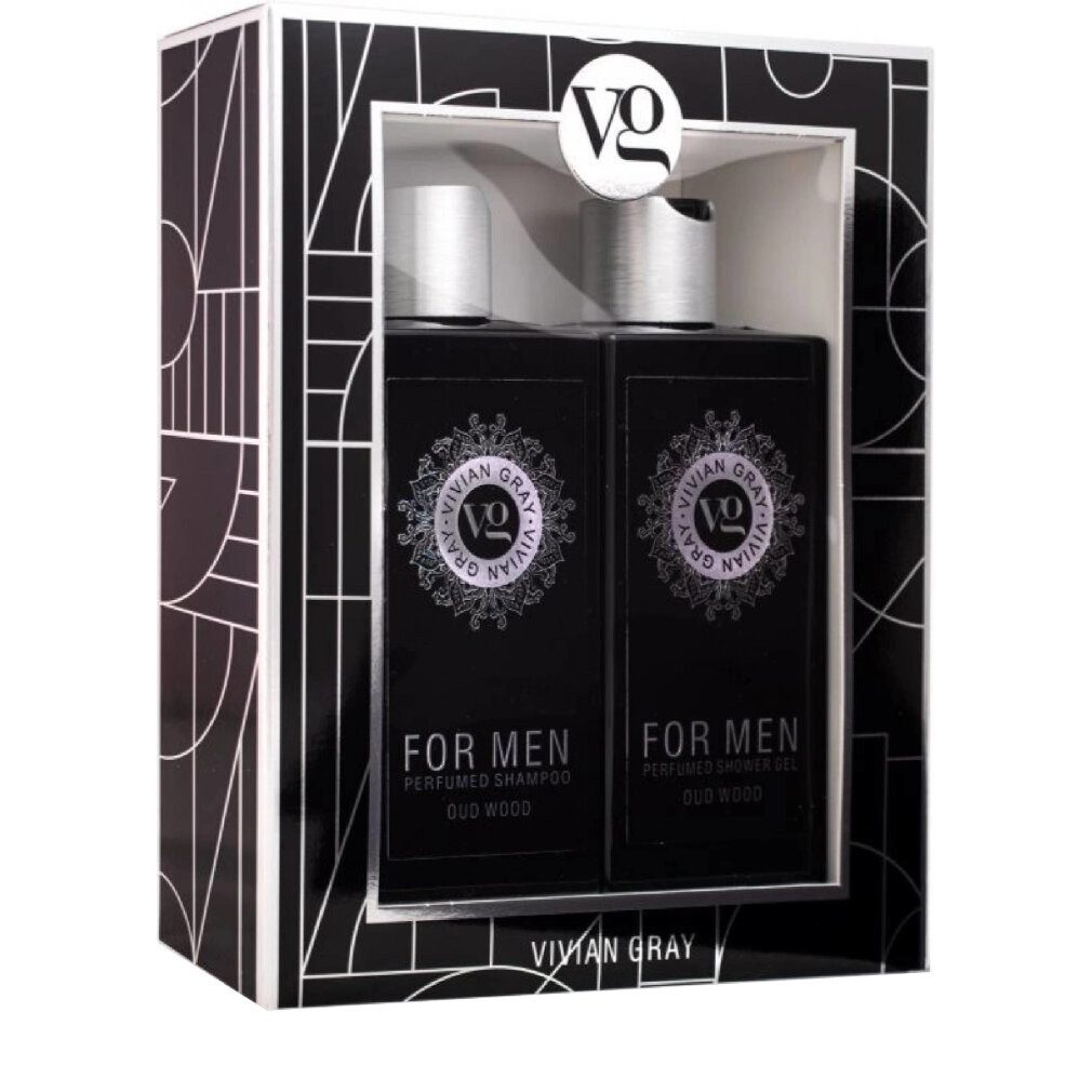 VIVIAN GRAY Hautpflege-Set Körperpflege-Geschenkset für Männer Oud Wood Set