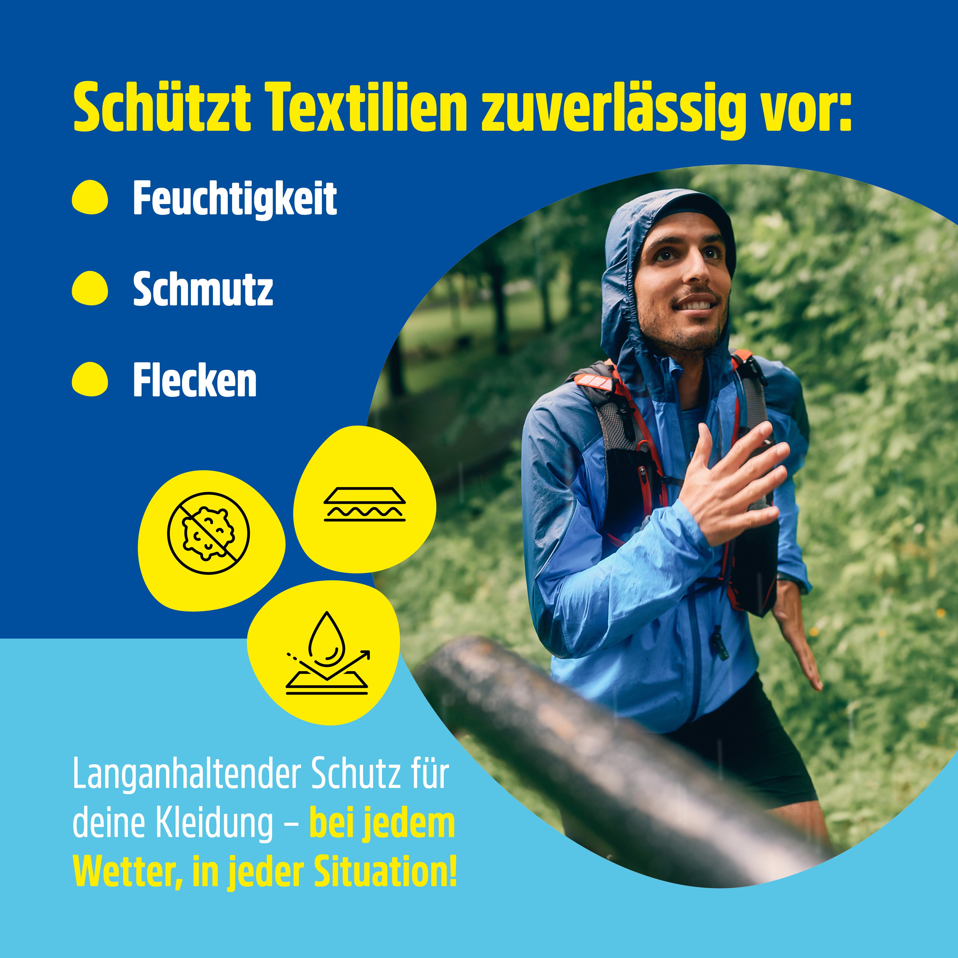 GreenHero Waschimprägnierung Imprägniermittel für Funktionstextilien Imprägnierspray, für Funktionstextilien und Outdoortextilien wie Gore-Tex Sympatex